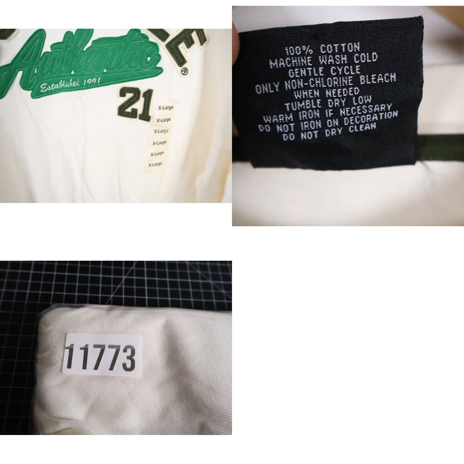 Southpole VINTAGE Southpole Sweatshirt Mens XL White Green Embroidered 90s Retro Crew Neck Pullover Unworn Size US XL / EU 56 / 4 - 9 Thumbnail