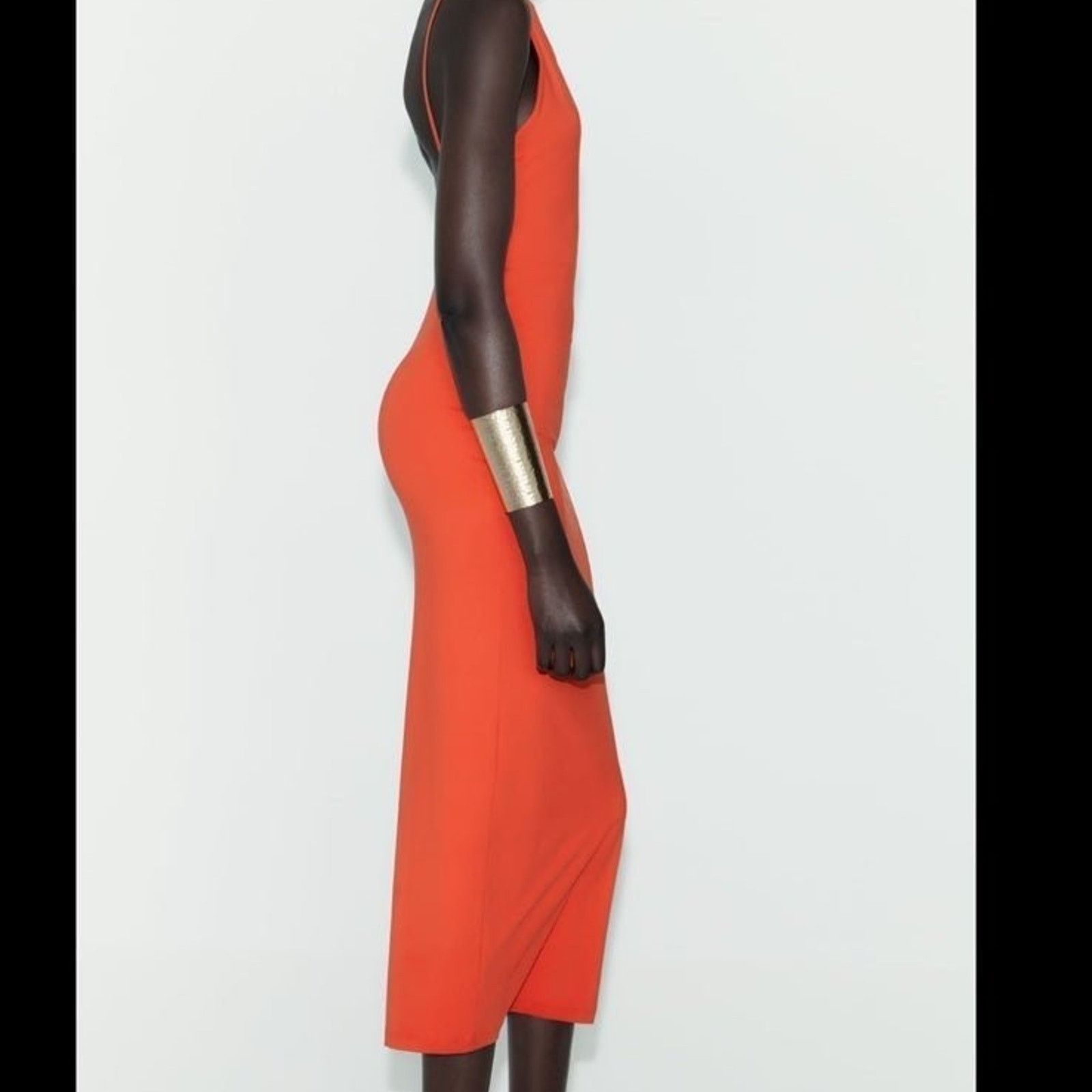 Zara ZARA FITTED LONG TANK DRESS - Size S - BRAND NEW Size S / US 4 / IT 40 - 5 Thumbnail