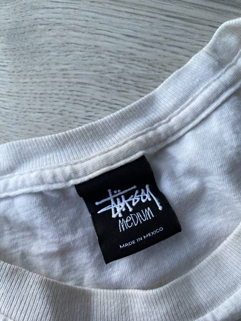 Stussy × Vintage Vintage Stussy White Boxy T-shirt Y2K M Size US M / EU 48-50 / 2 - 6 Thumbnail