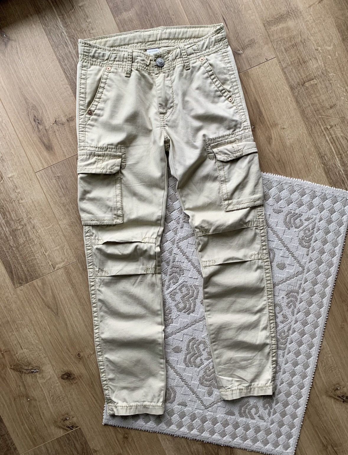 Japanese Brand × True Religion True Religion solid big t cargo pants Size US 30 / EU 46 - 1 Thumbnail