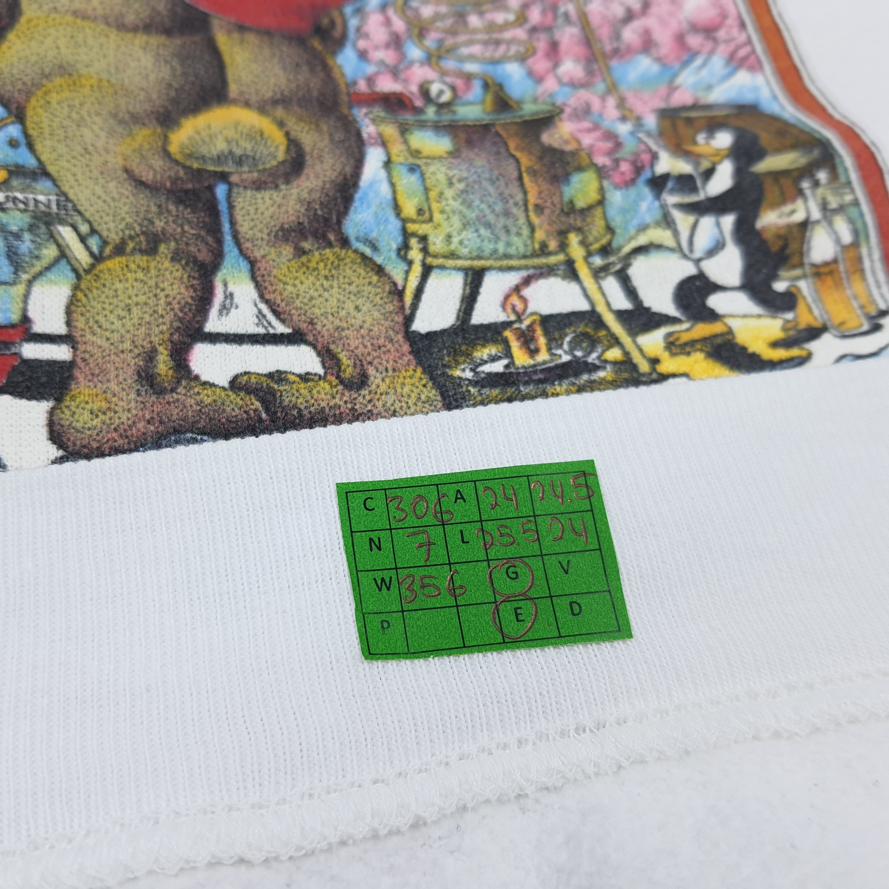 Vintage Vintage Bear Whiz Beer Humor Parody Sweatshirt C306N7 Size US L / EU 52-54 / 3 - 7 Thumbnail