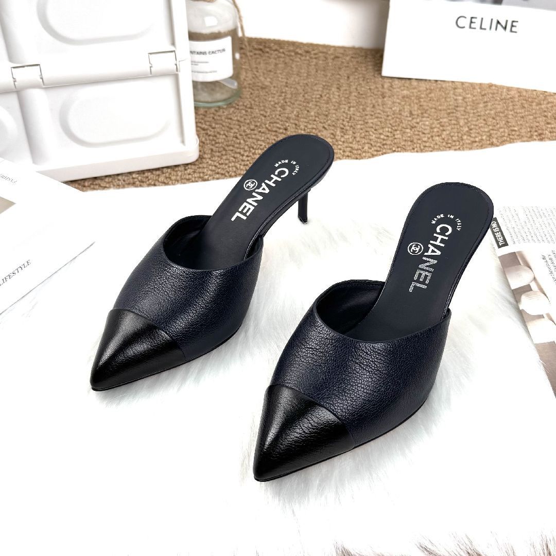 Chanel Chanel Cap-Toe Mules Size 36.5 | Grailed