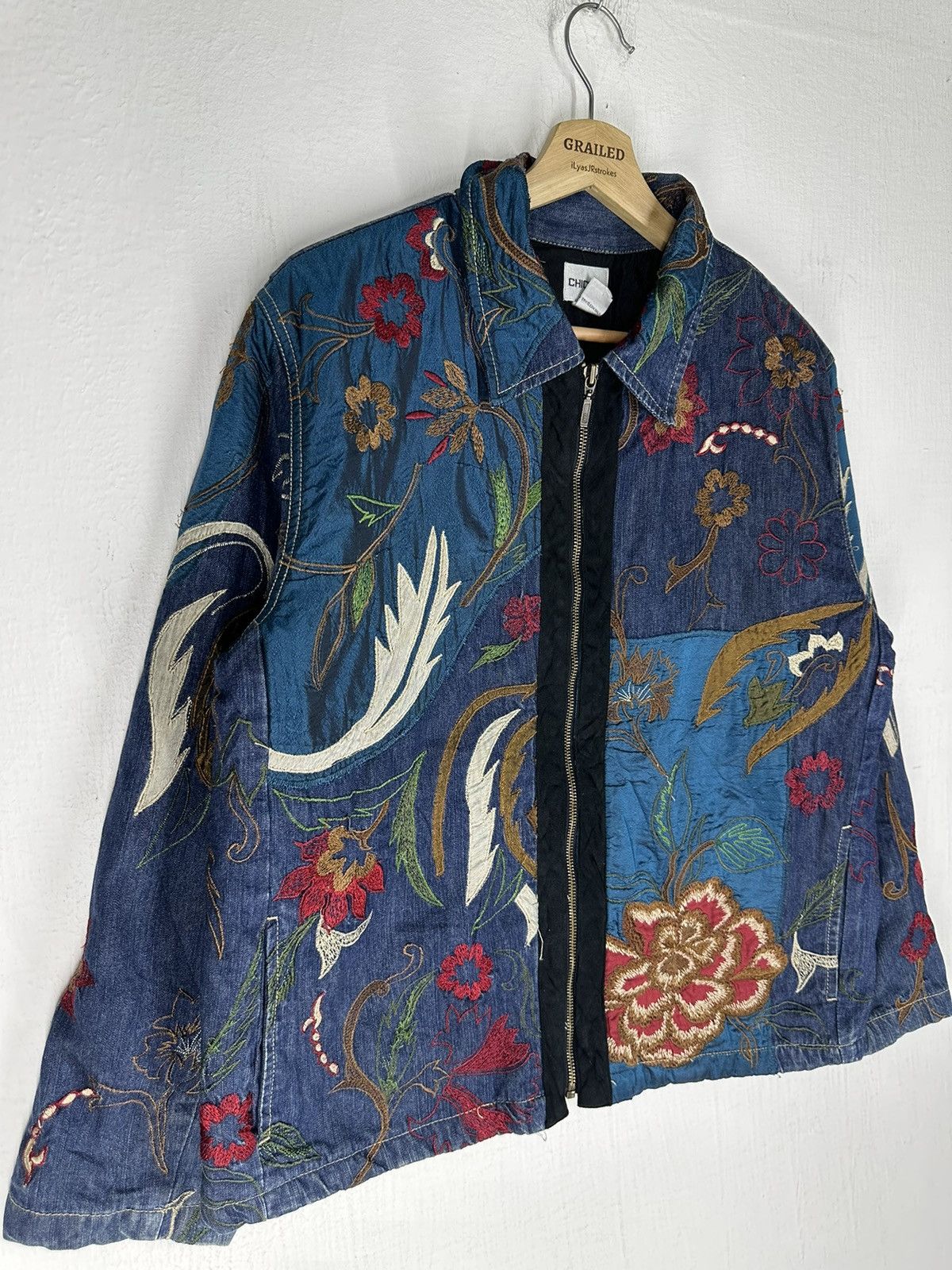 Edition Japan Vintage Chico’s Over Patches Embroidery Jacket Size US M / EU 48-50 / 2 - 3 Thumbnail