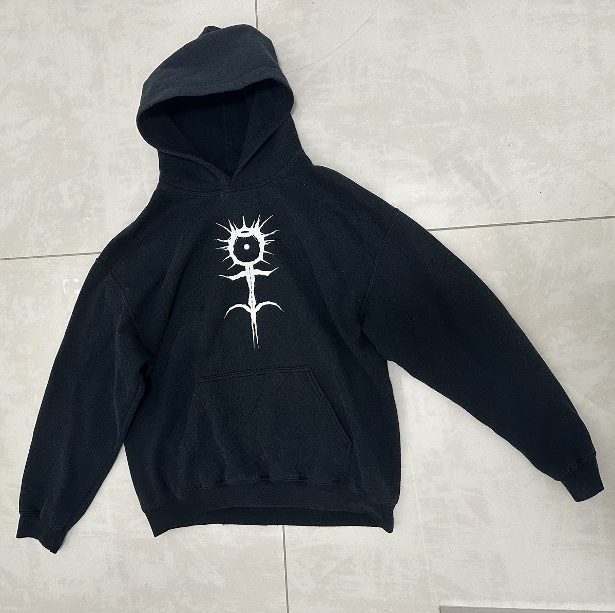 image of Ghostemane 2017 Hoodie in Black, Men's (Size Large)