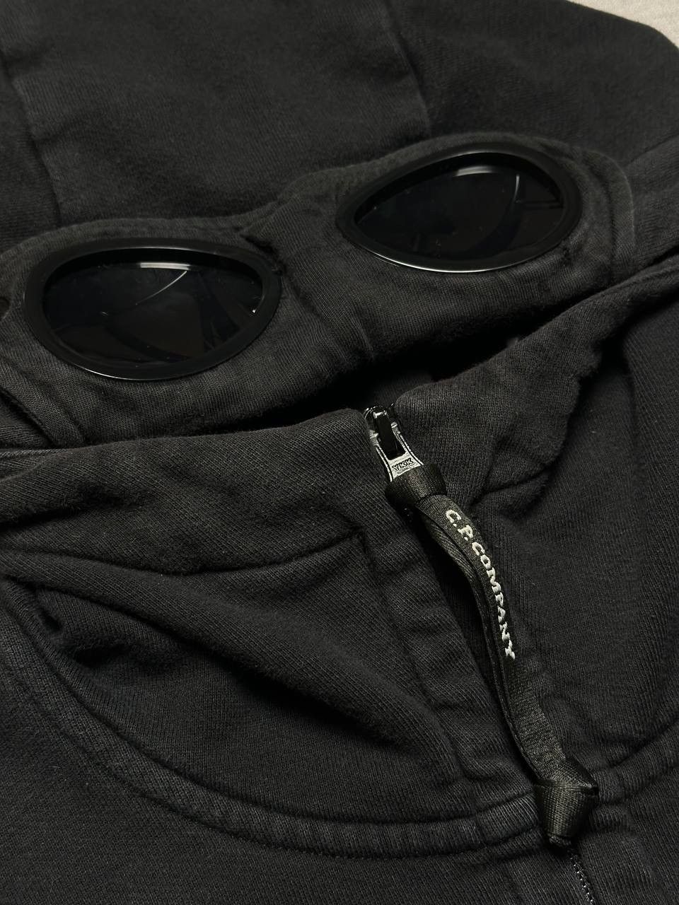 C.P. Company C.P. Company Diagonal Raised Fleece Goggle Full Zip Hoodie Size US L / EU 52-54 / 3 - 4 Thumbnail