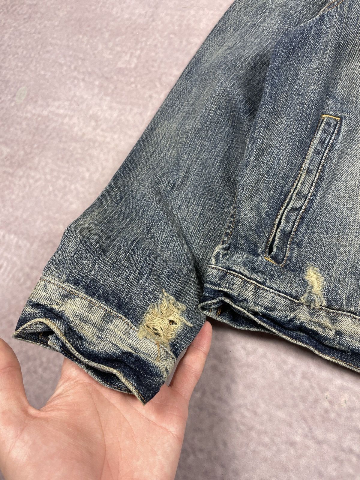 Archive LGB IfSixWasNine Style Distressed Denim Jacket