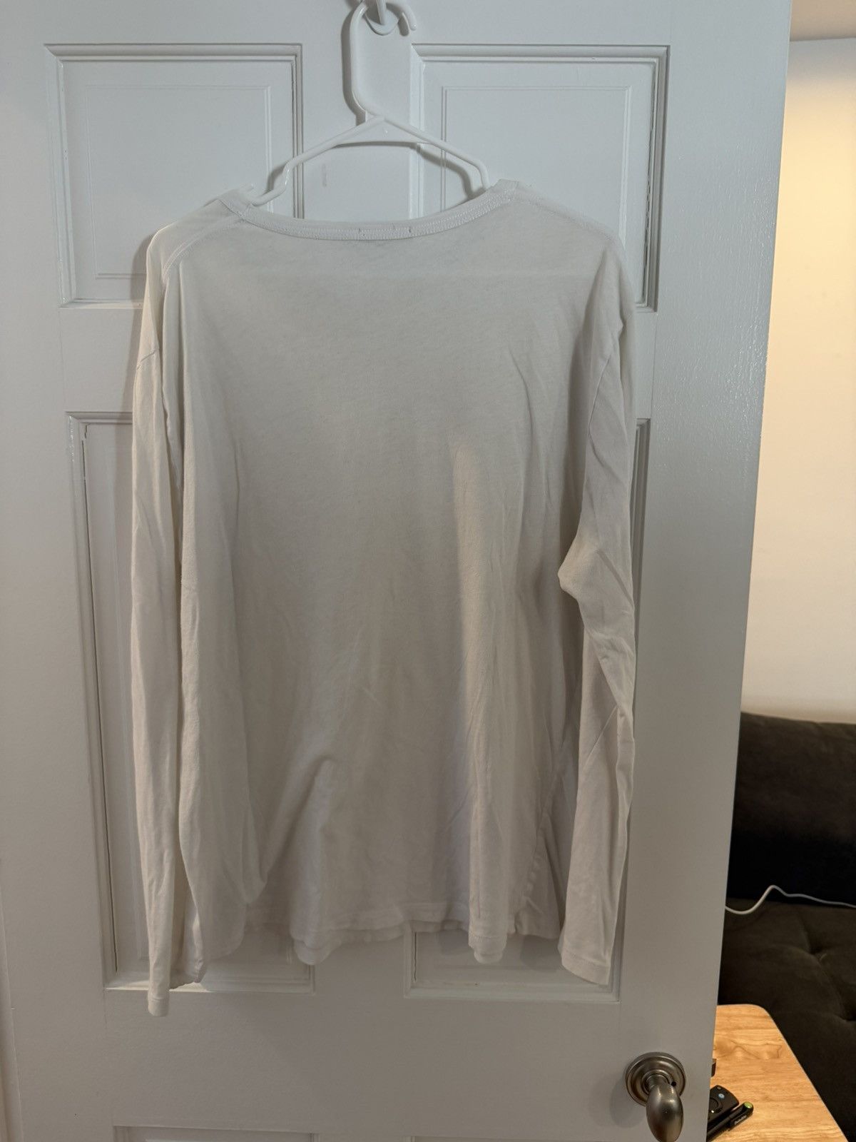T by Alexander Wang Long Sleeve White Shirt Size US L / EU 52-54 / 3 - 3 Thumbnail