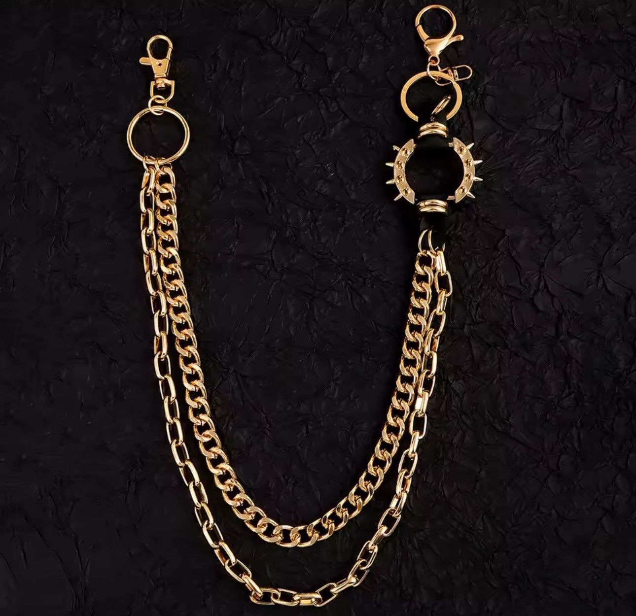 Designer × Other Streetwear Metal Punk Rock Hip Hop Keychain Chain Size ONE SIZE - 3 Thumbnail