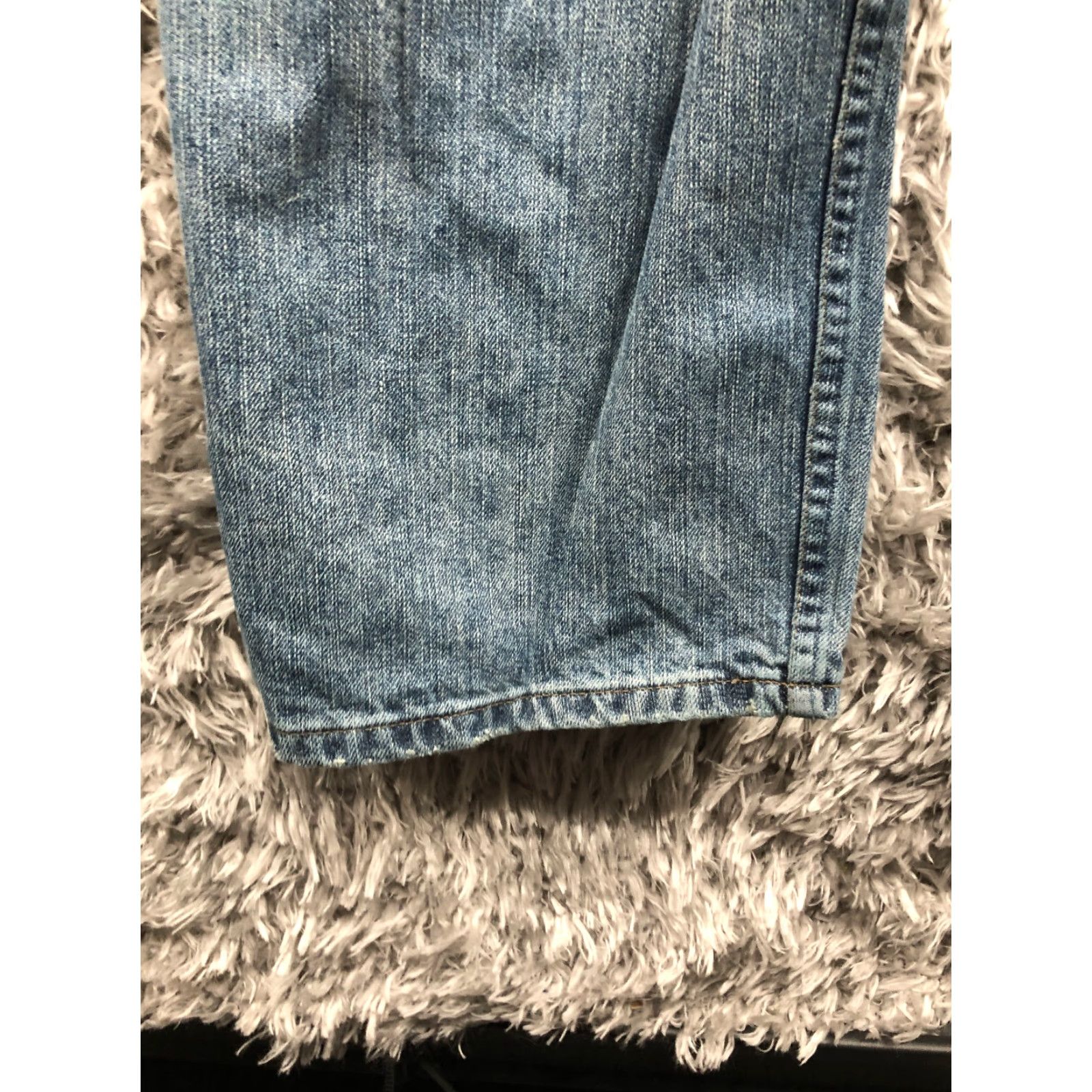 Wrangler Wrangler Jeans 38x32 Mens Mid Rise Straight Leg Dark Wash Blue Denim Shirt? Size US 38 / EU 54 - 7 Thumbnail