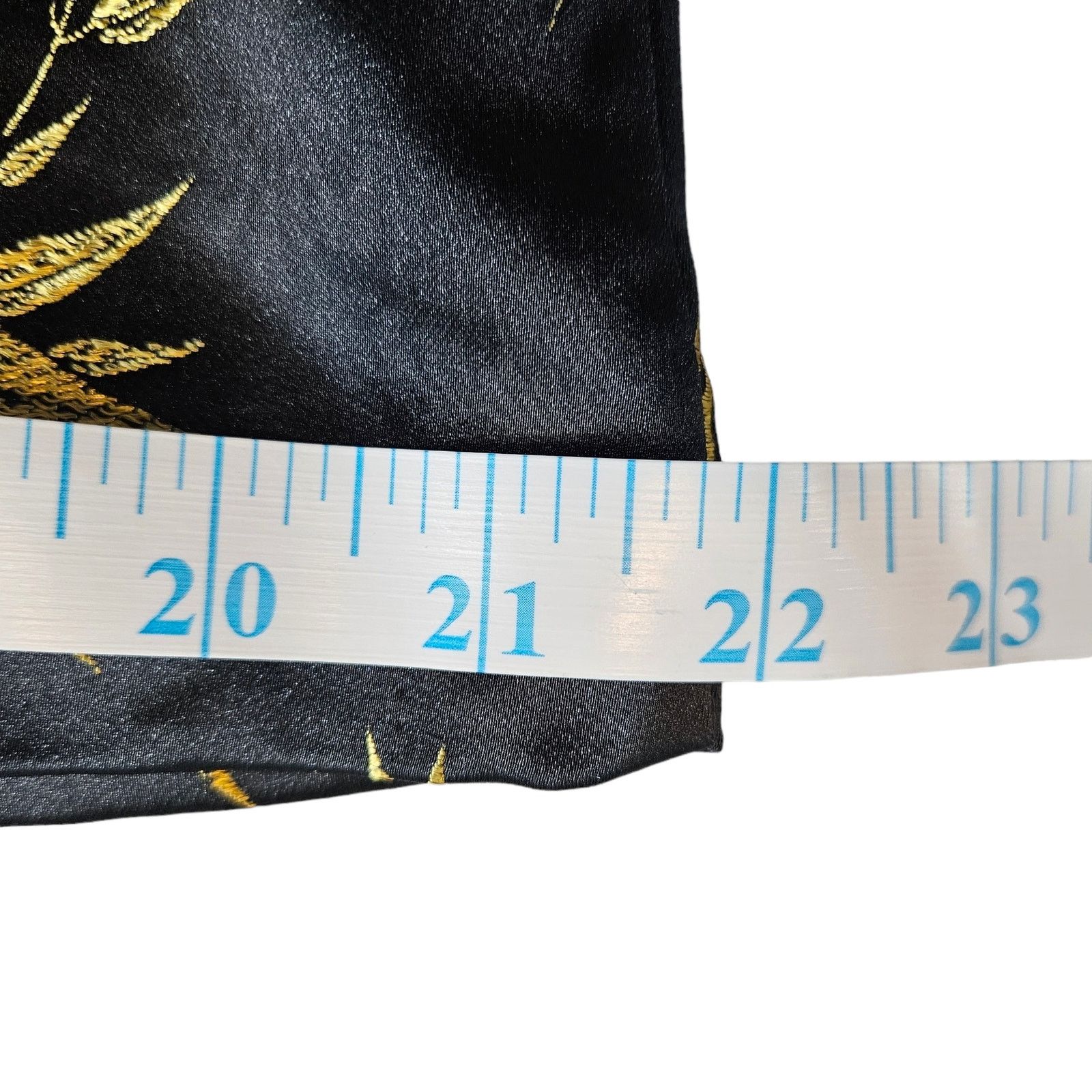 Other EUC VTG Solz Squirrel Brocade Mini Skirt Sz. L* Black & Gold Size 28" / US 6 / IT 42 - 6 Thumbnail