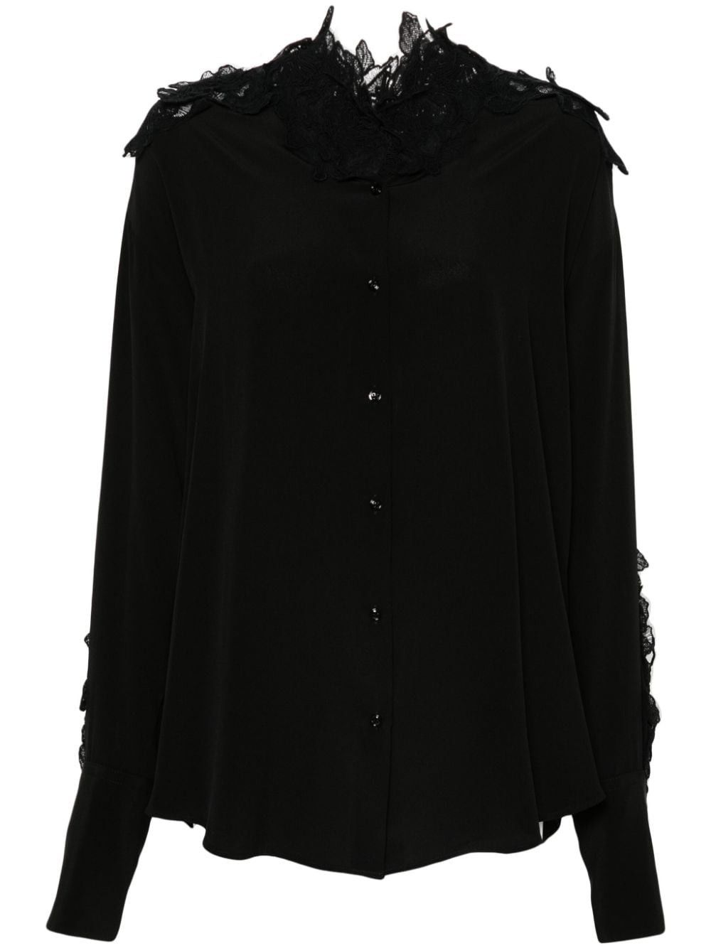 Ermanno Scervino EMBROIDERED COTTON SHIRT Size S / US 4 / IT 40 - 1 Thumbnail