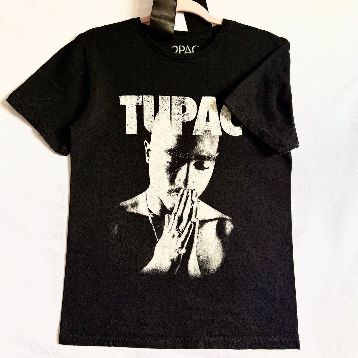 Other Tupac 2Pac Praying Hands Graphic Tee Black S Rap Streetwear Size US S / EU 44-46 / 1 - 1 Thumbnail