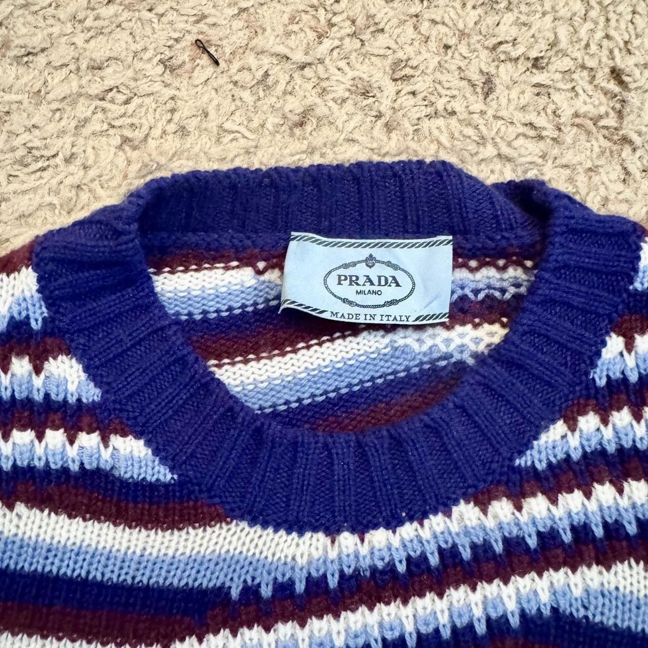 Prada Prada 2019 Striped Cashmere Sweater Size L / US 10 / IT 46 - 6 Thumbnail