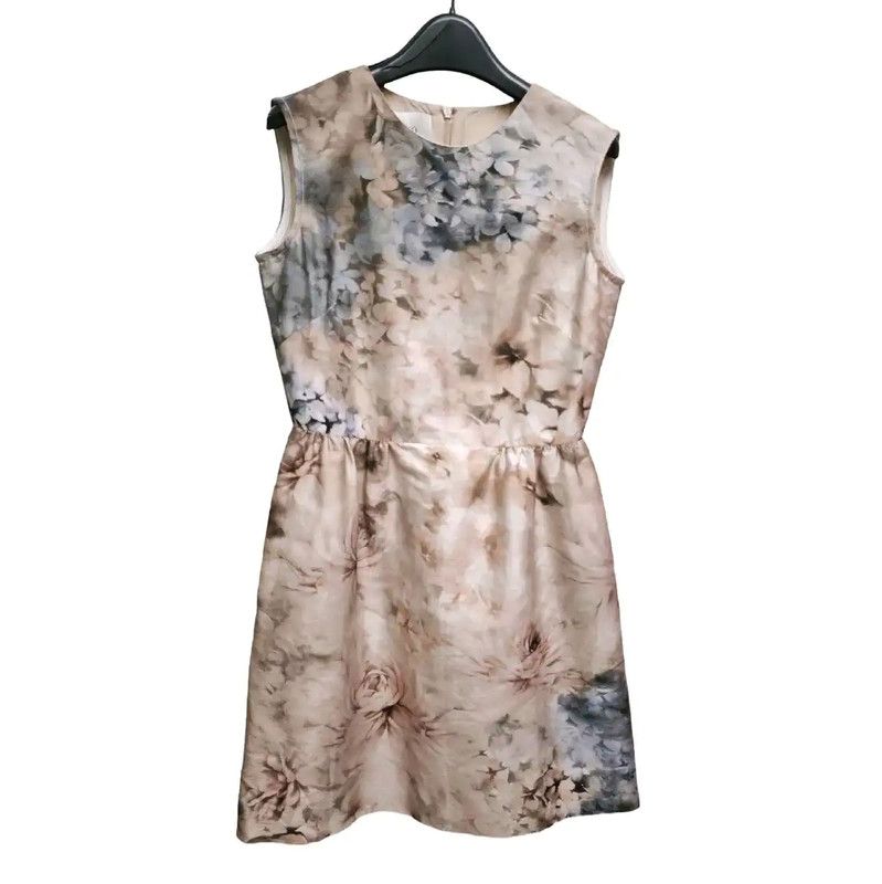 Valentino Valentino Multicolor Floral Print Dress for Summer 0089 Size XS / US 0-2 / IT 36-38 - 1 Thumbnail