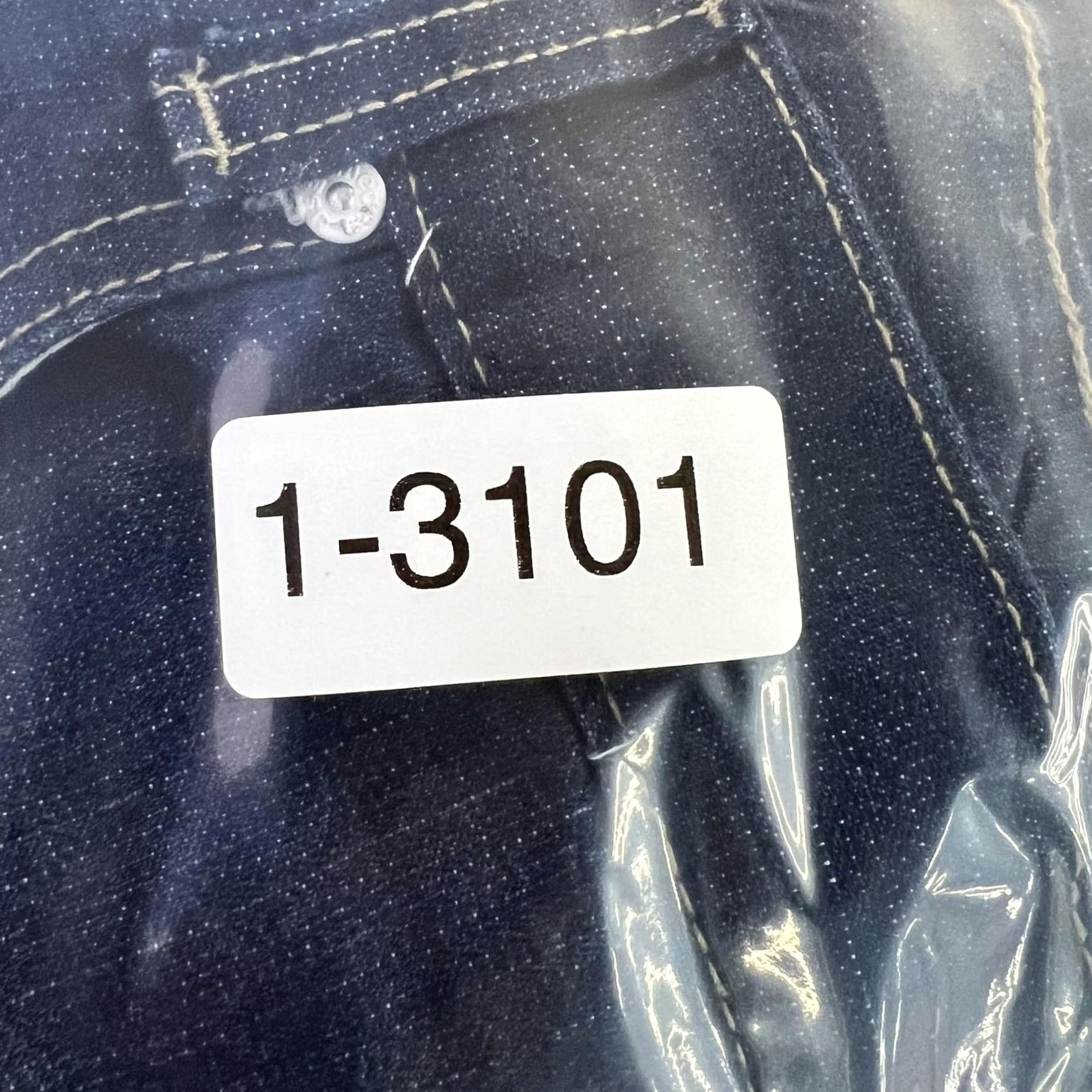 Vintage VINTAGE Mecca Jeans 34x30 Denim Blue Straight Fit Dark Wash Jeans Mens Regular 5-Pocket Zip Fly Cotton Polyester Size US 34 / EU 50 - 8 Thumbnail