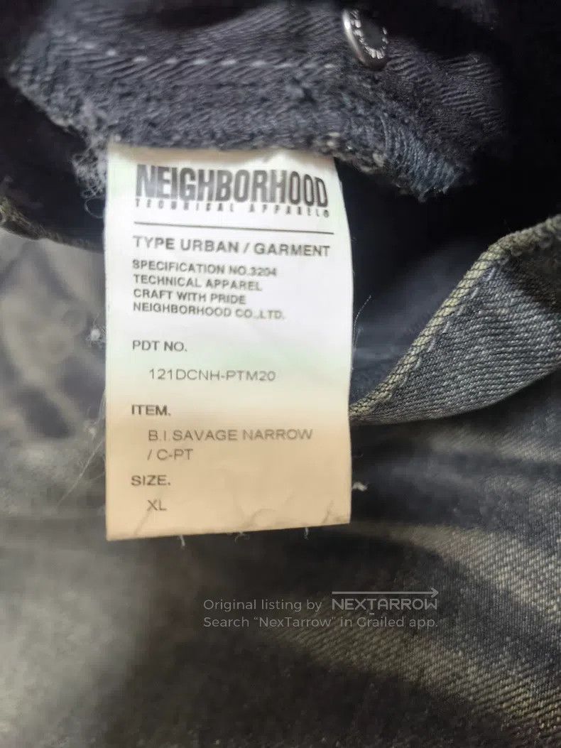 Neighborhood Neighborhood size XL Limited edition water-washed black ox Size US 27 - 7 Thumbnail