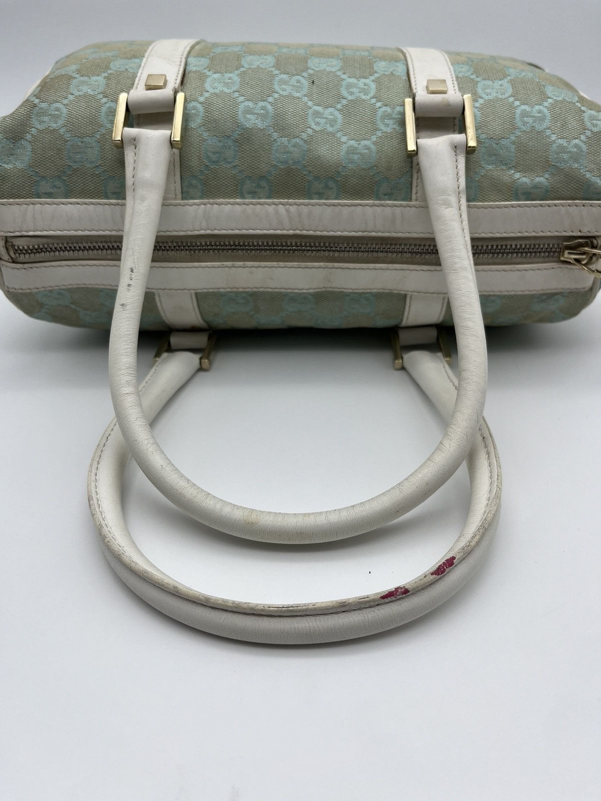 Gucci GUCCI GG Canvas Shoulder Bag Light Blue Size ONE SIZE - 9 Thumbnail