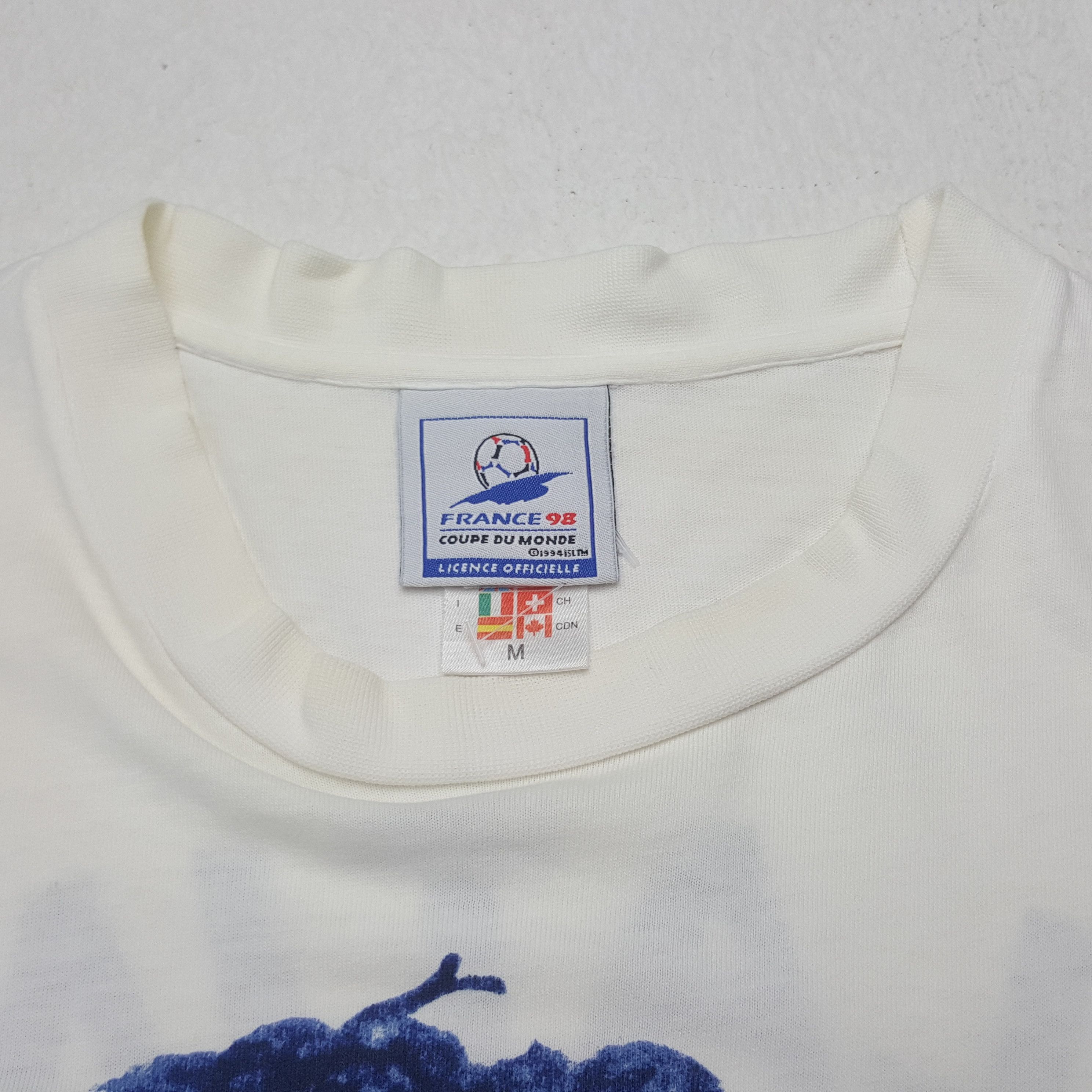 Adidas Vintage Adidas France98 Michel Platini Soccer Tshirt C294N19 Size US M / EU 48-50 / 2 - 5 Thumbnail