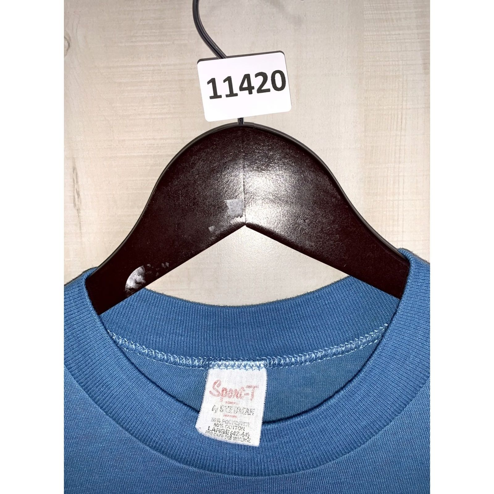 Vintage Vintage Sport T By Stedman Alaska Blue Graphic Single Stitch USA Made Shirt Lrg Size US L / EU 52-54 / 3 - 3 Thumbnail