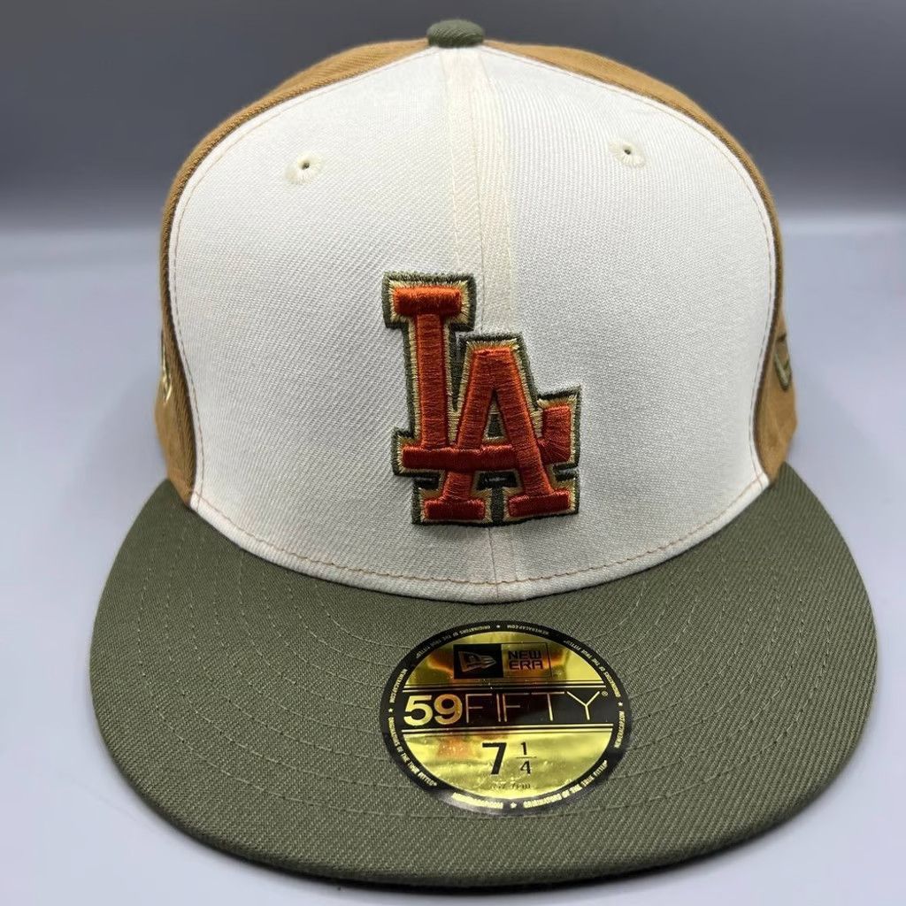 New Era Los Angeles LA Dodgers Hat Men 7 1/4 59Fifty New Era Fitted Size ONE SIZE - 2 Thumbnail