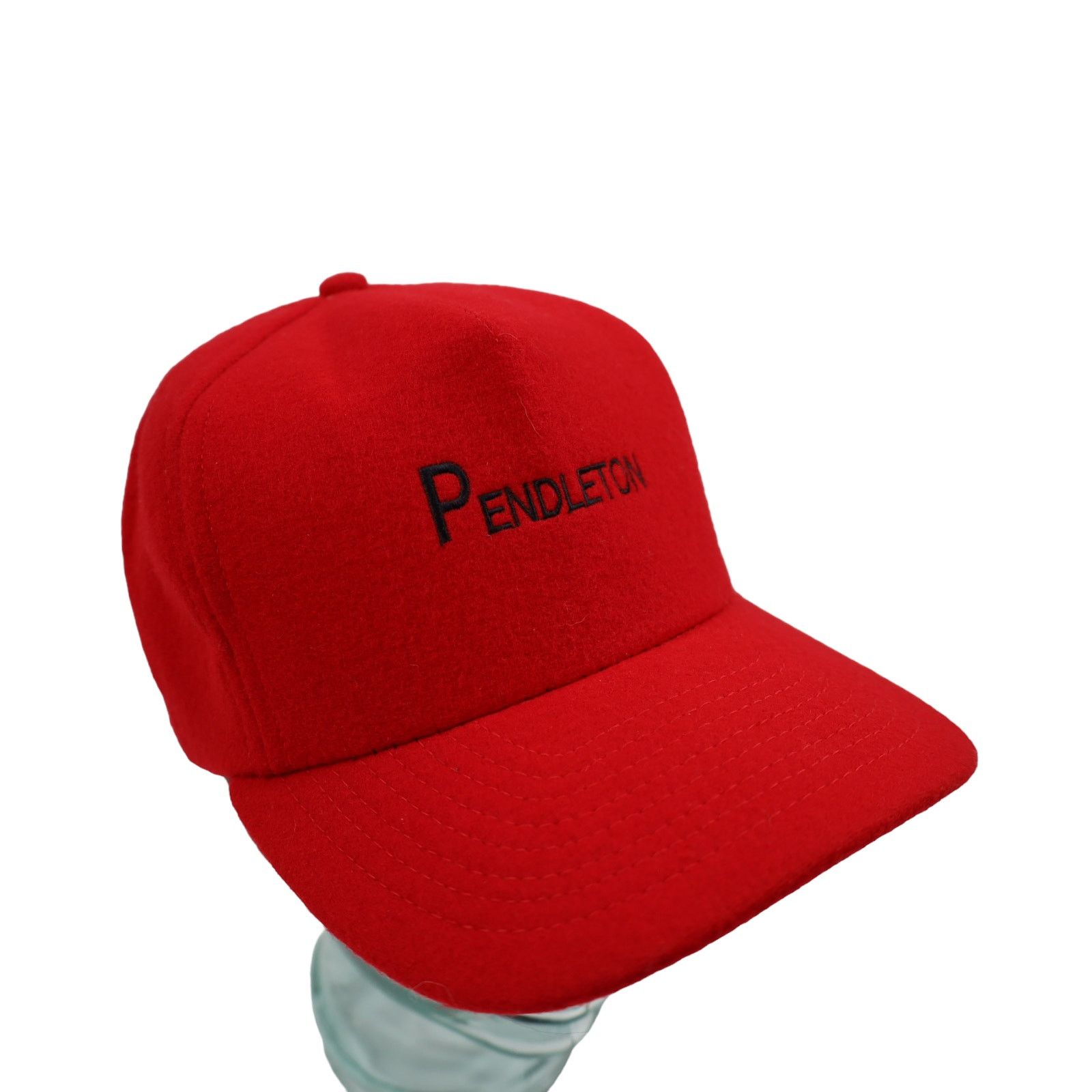 Pendleton × Vintage Vintage Pendleton %100 Wool Spellout Fitted Cap Size ONE SIZE - 2 Thumbnail