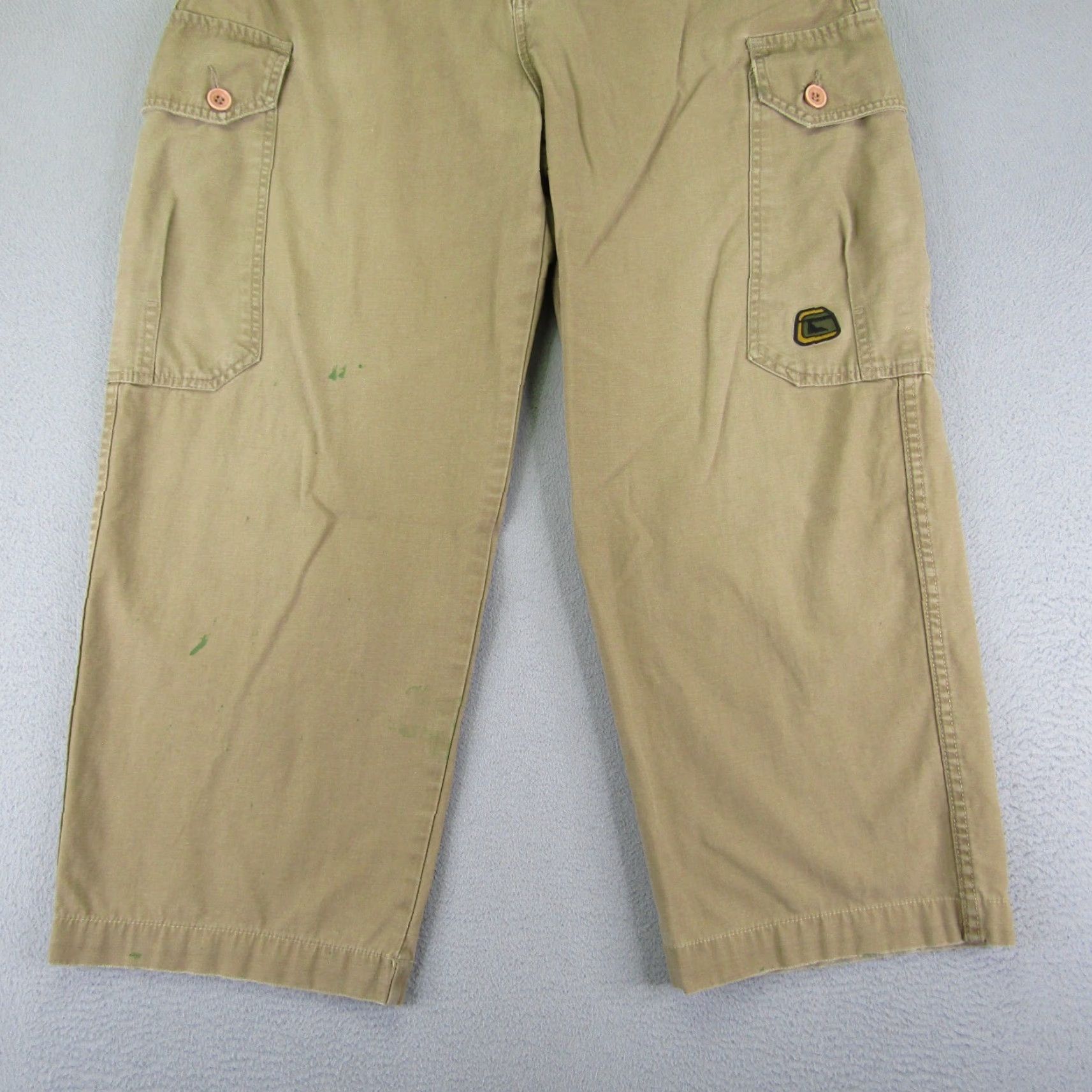 Vintage VINTAGE Gasoline Cargo Pants Men 32x26 Beige Army Combat Twill Regular Fit Size US 34 / EU 50 - 3 Thumbnail
