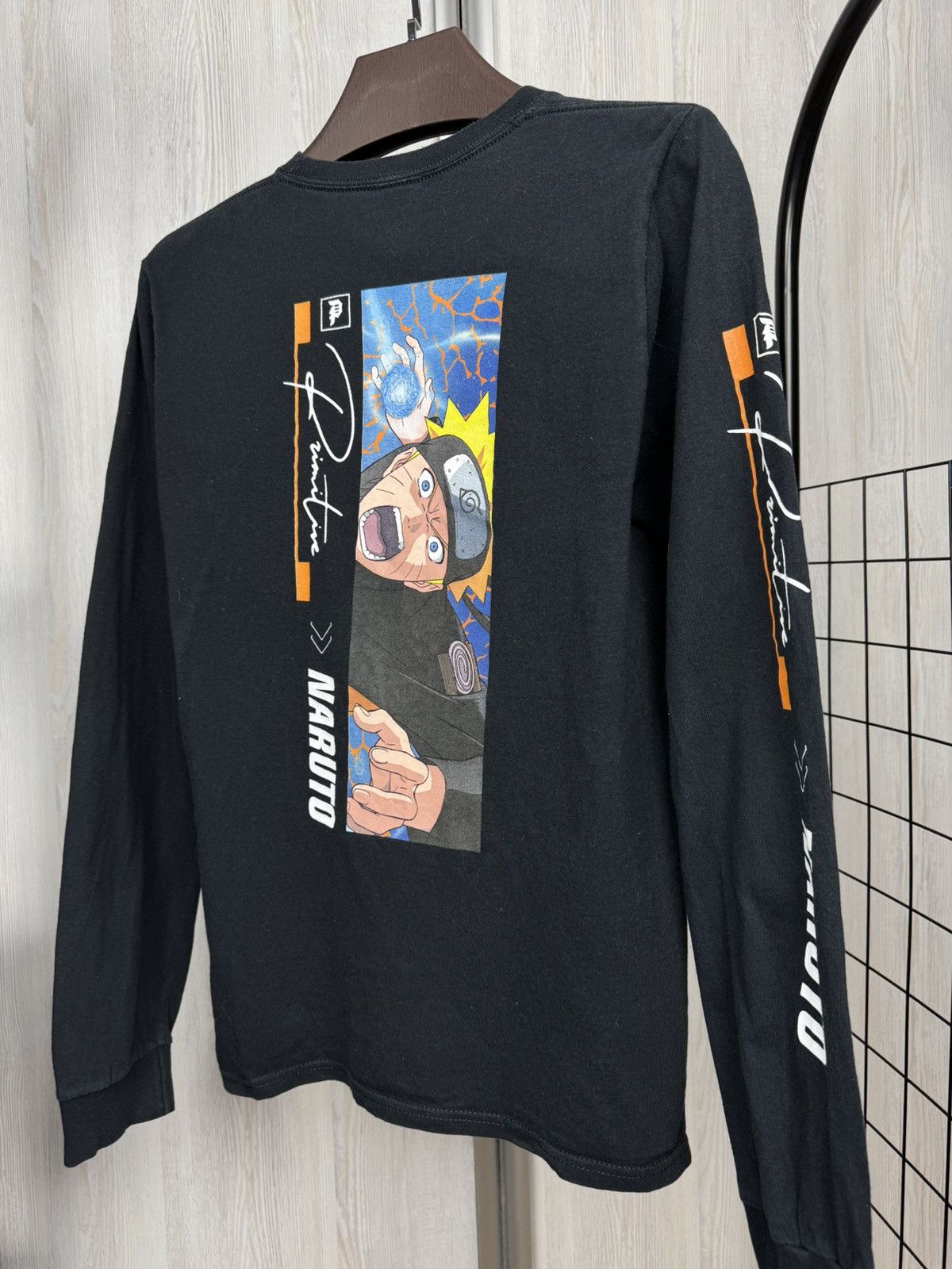 Anime Primitive Skateboarding X Naruto Long Sleeve big logo Tee Size US S / EU 44-46 / 1 - 8 Thumbnail