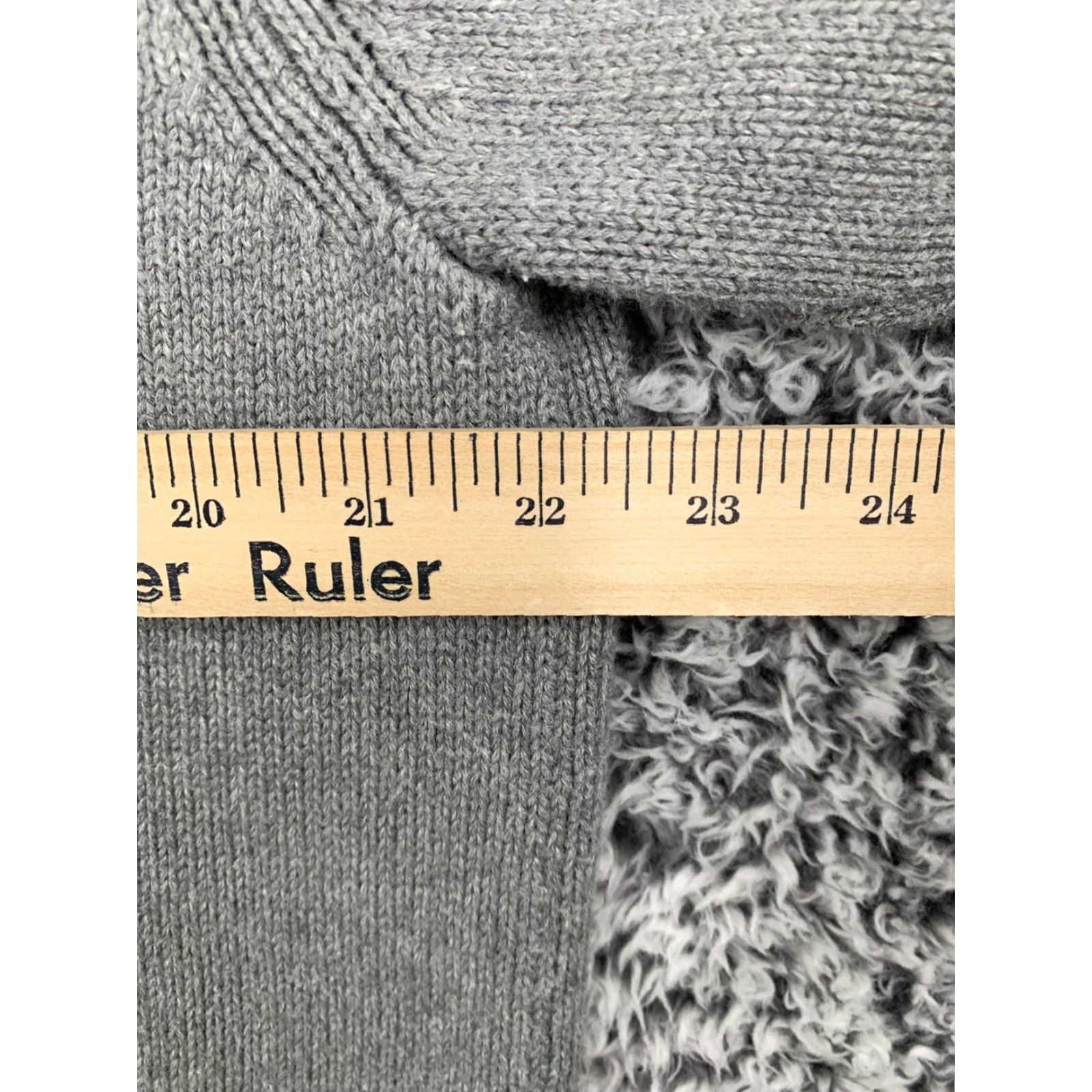 Chaps Chaps Pullover Sweater Mens L Gray Henley Mock Neck Cable-Knit Button Shuffle Detailed Craftmanship Size US L / EU 52-54 / 3 - 4 Thumbnail