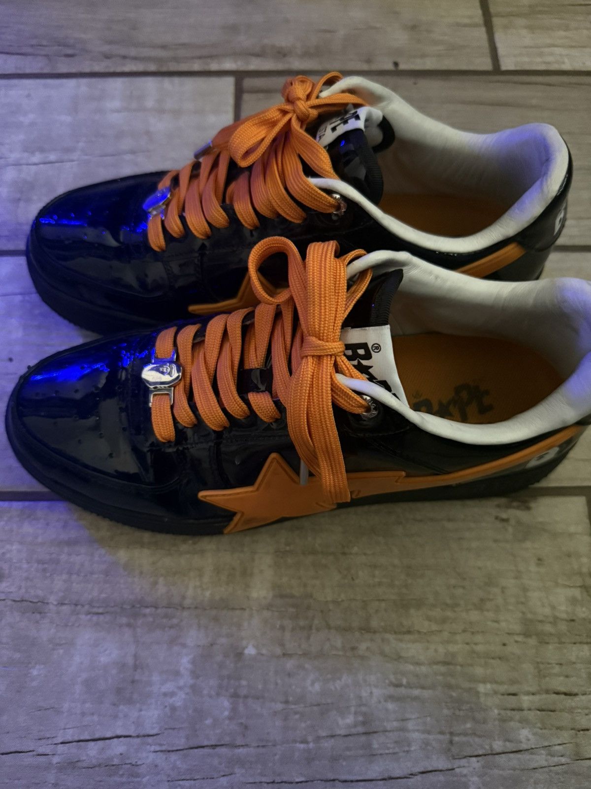 Bape BAPEsta Limited Edition Complexcon Black & Orange Size US 9.5 / EU 42-43 - 3 Thumbnail