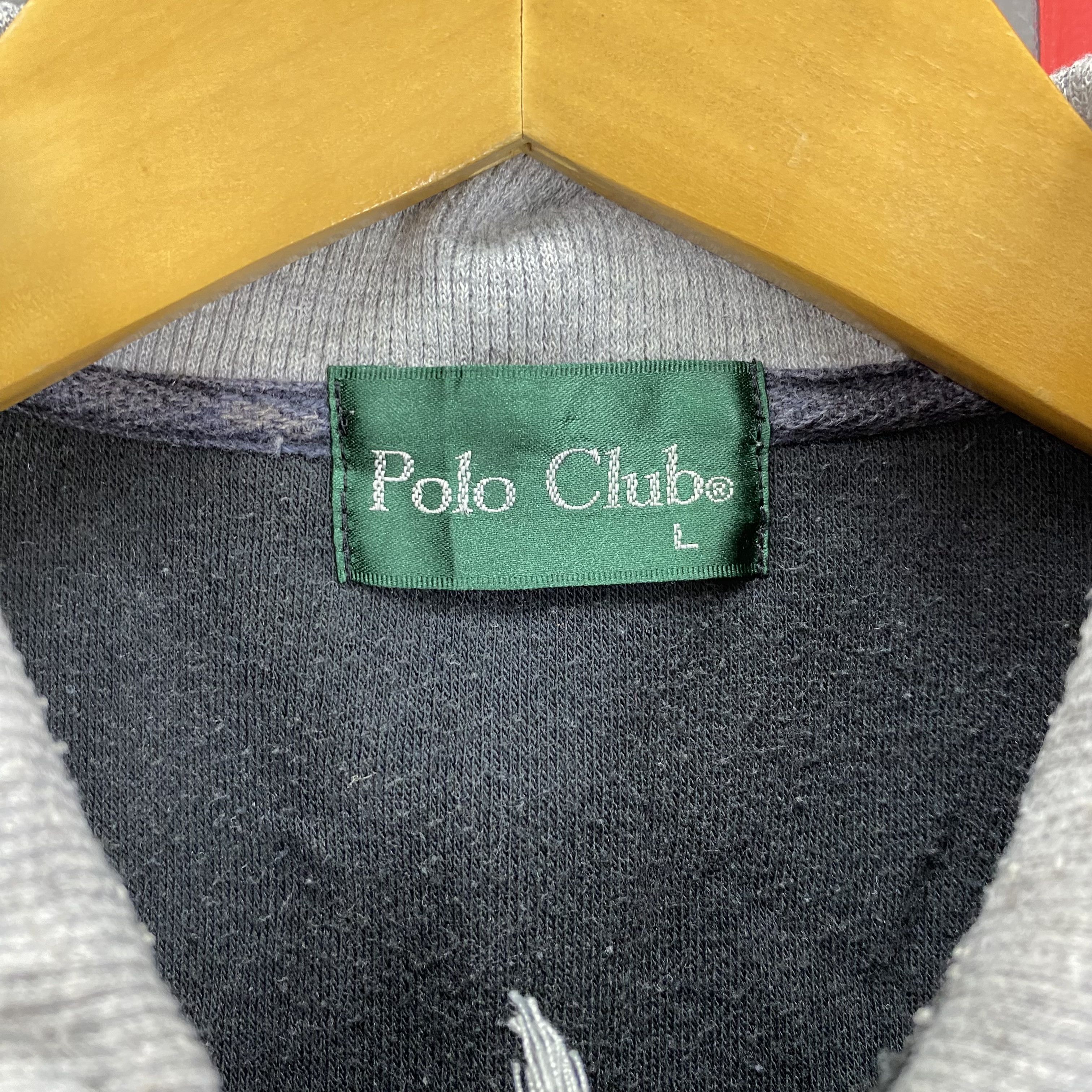 Other POLO CLUB Quarter Zip Sweatshirt #1888/09 Size US M / EU 48-50 / 2 - 5 Thumbnail
