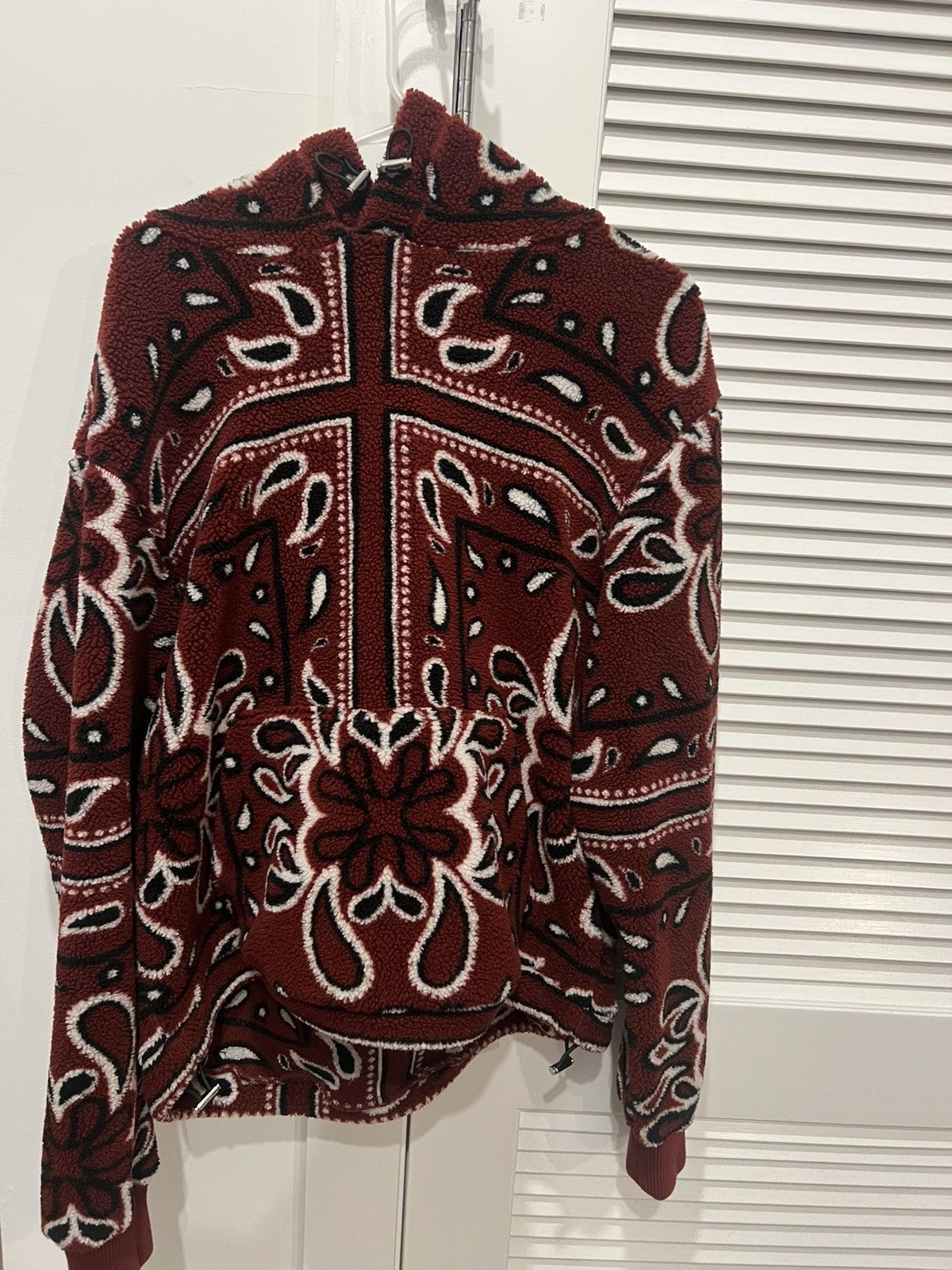 Amiri Amiri Bandana Fleece Hoodie Size US M / EU 48-50 / 2 - 1 Thumbnail