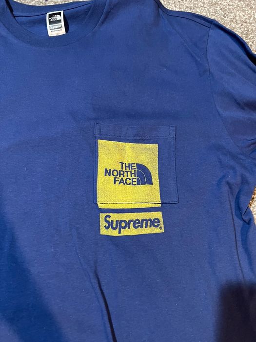 Supreme Supreme the north face printed pocket tee | Grailed
