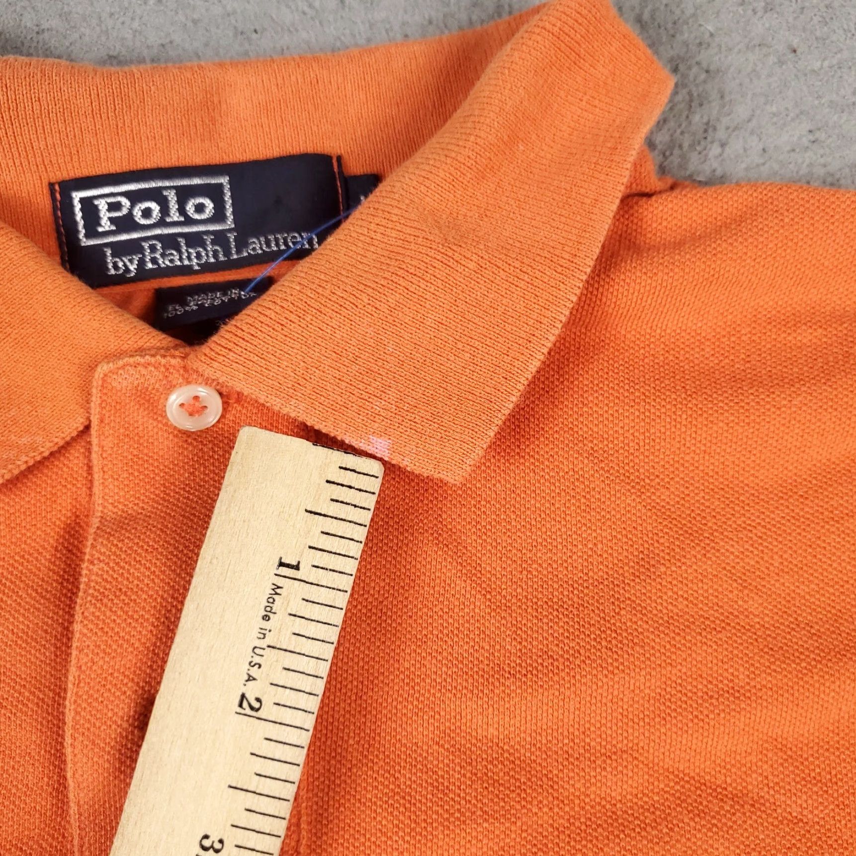 Ralph Lauren Ralph Lauren Polo Shirt Mens Large Orange Short Sleeve Shirt Size US L / EU 52-54 / 3 - 4 Thumbnail