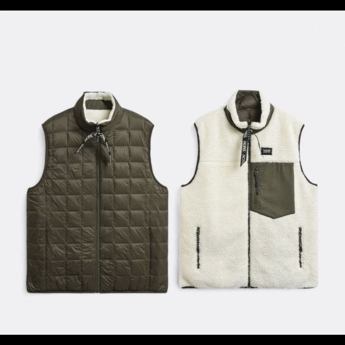 TAION Taion Mountain Reversible Down Fleece Vest Size US S / EU 44-46 / 1 - 1 Thumbnail