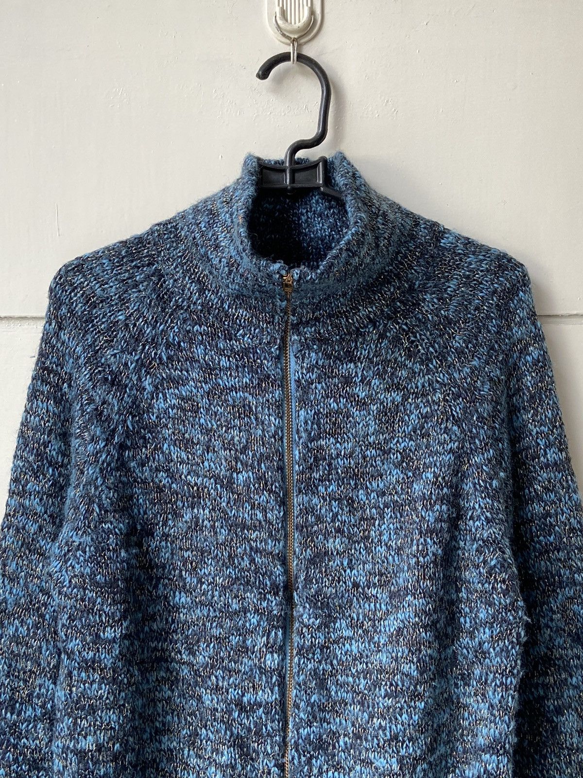 CABANE de ZUCCa Issey Miyake Soectro Dragon ZUCCA Zip Knit Jacket Size US XS / EU 42 / 0 - 3 Thumbnail
