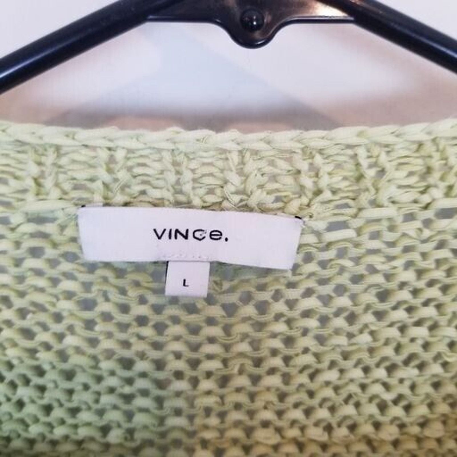 Vince Vince Womens Cable Knit Sweater Preppy Classic Capsule Size L / US 10 / IT 46 - 7 Thumbnail