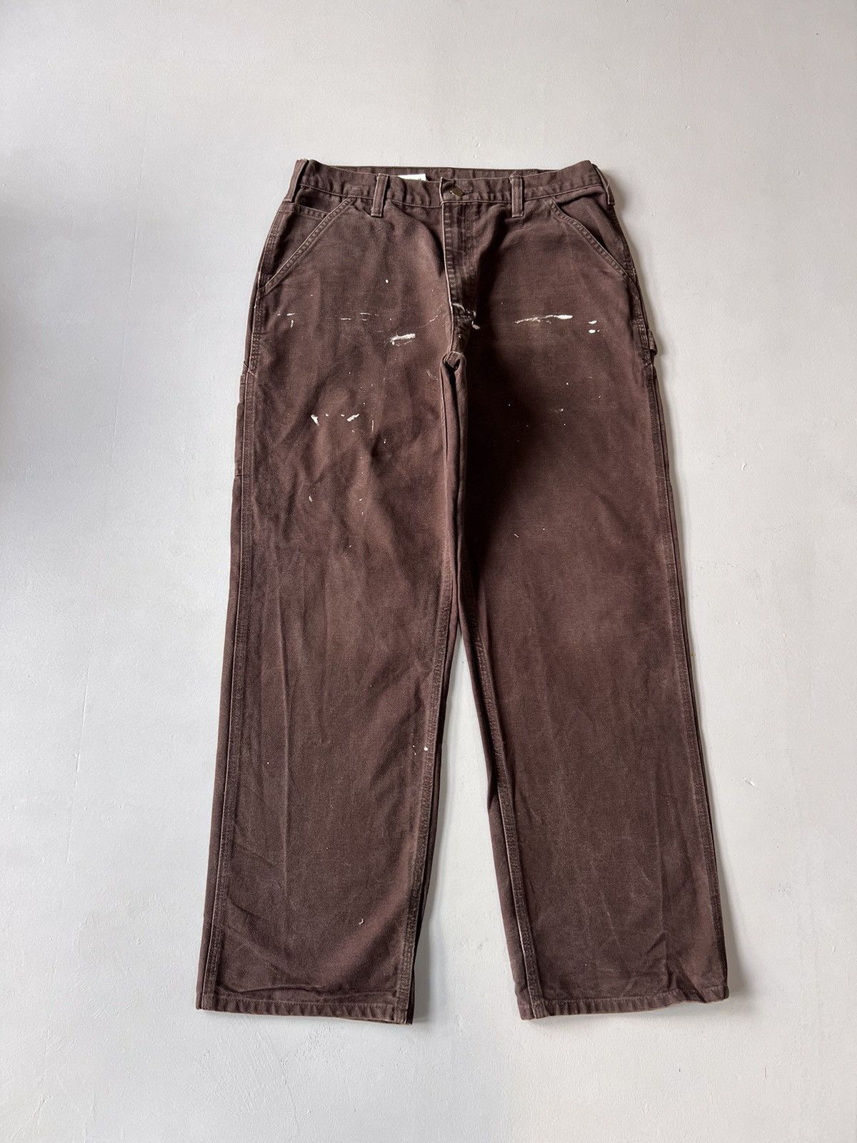 Carhartt Vintage Carhartt B11 dkb carpenter denim Size US 34 / EU 50 - 1 Thumbnail