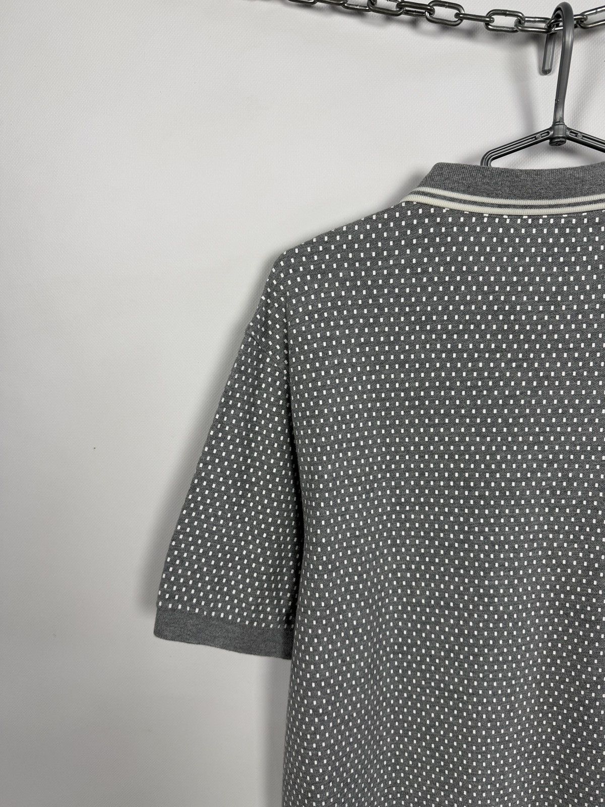 Fred Perry Fred Perry Short Sleeve Polo Shirt Micro Pattern Logo Casual Size US XL / EU 56 / 4 - 10 Thumbnail