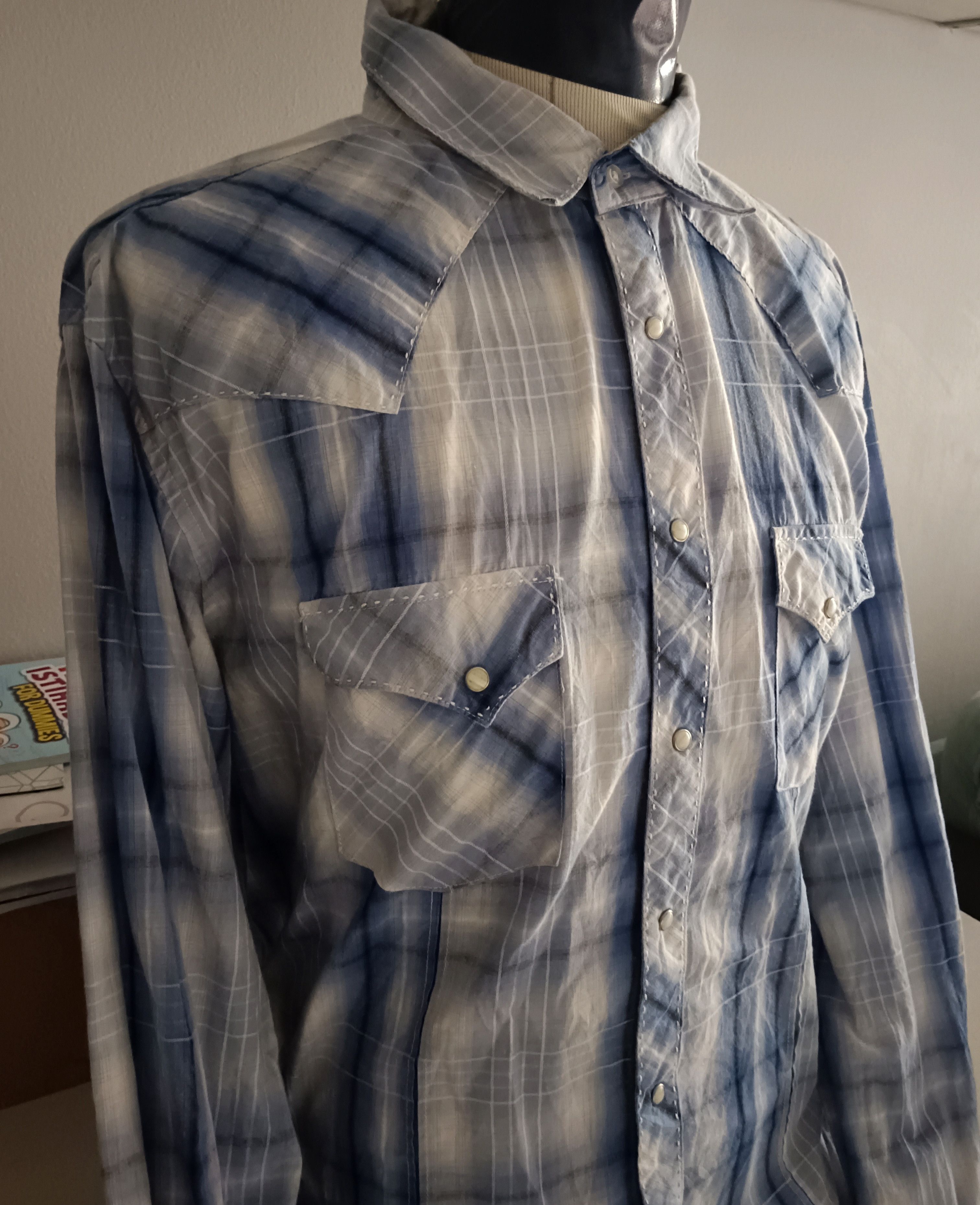 Wrangler Wrangler Western Shirt Long sleeve Big size 2XT Size US XXL / EU 58 / 5 - 6 Thumbnail