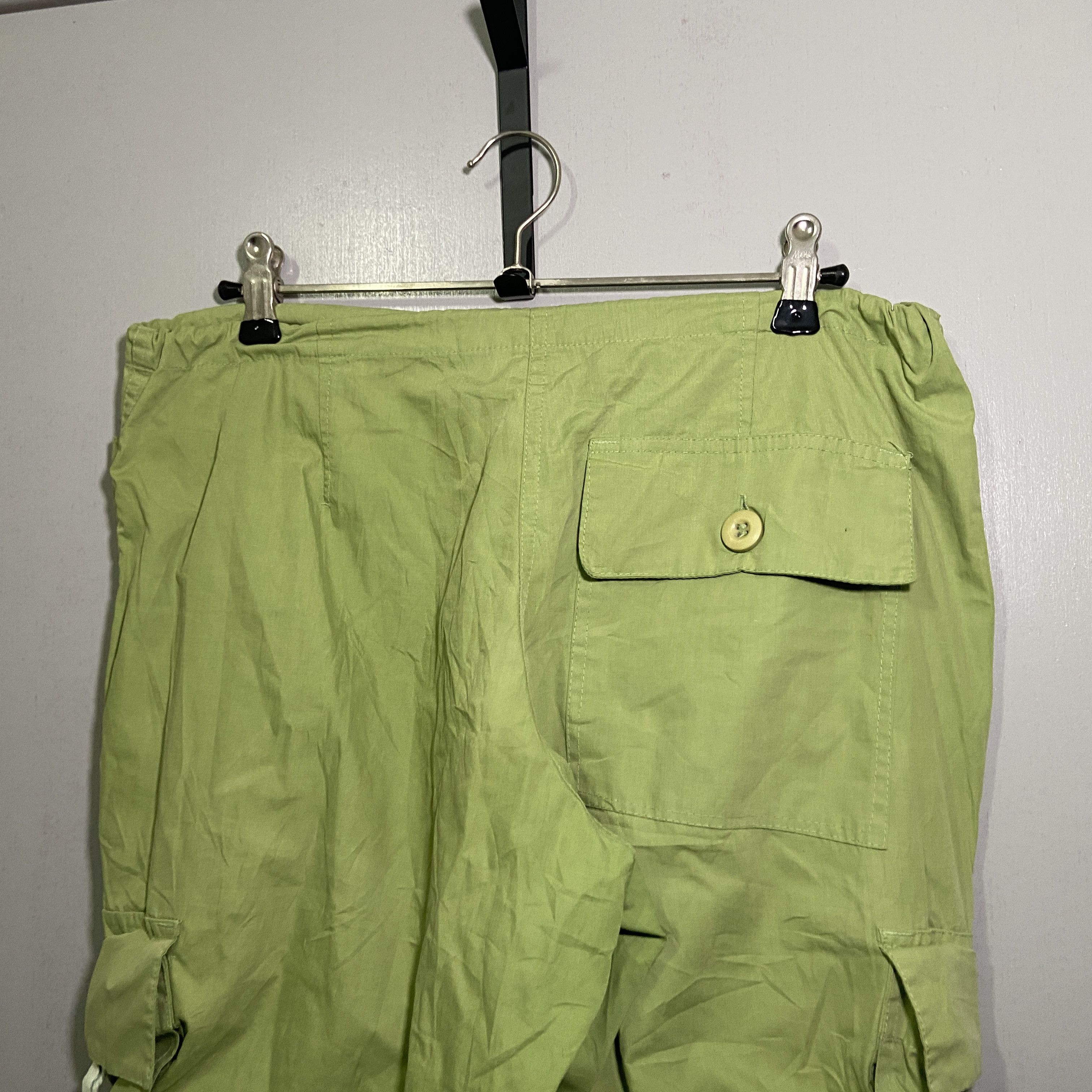 Japanese Brand × Vintage Vintage UFO rare parachute bondage cargo pants 90’s Size US 33 - 8 Thumbnail