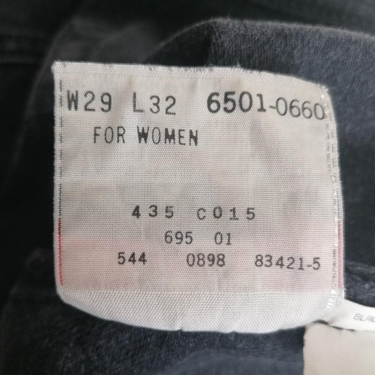 Levi's Vintage Levi's 501 USA Made 90s black Size US 29 - 5 Thumbnail