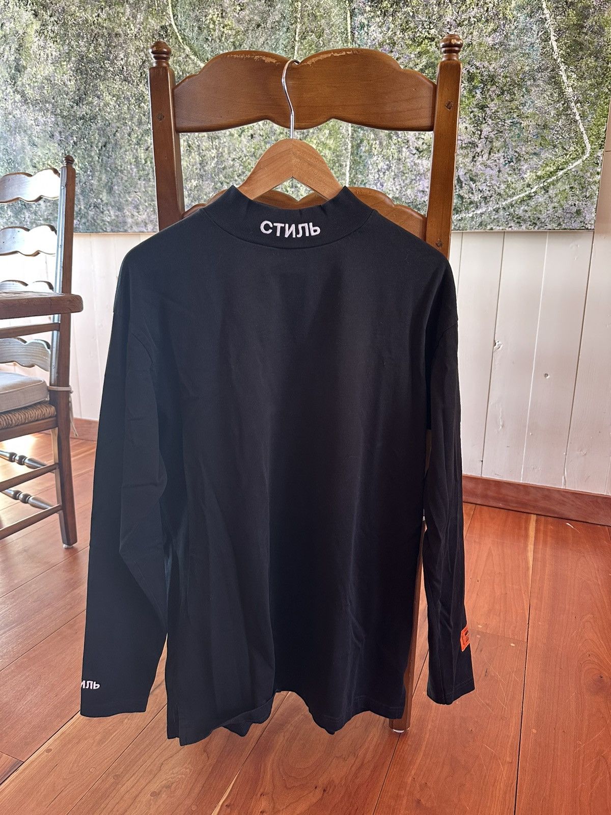 Heron Preston Heron Preston Mock Neck Long Sleeve T-Shirt Size US S / EU 44-46 / 1 - 2 Thumbnail