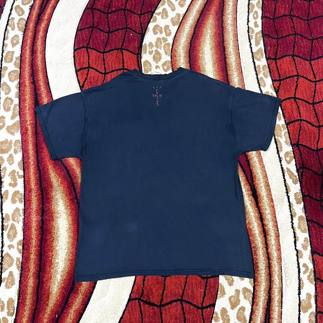 Fragment Design × Nike × Travis Scott Thrashed Faded Travis Scott x Nike NRG AG Rare T Shirt Size US XL / EU 56 / 4 - 3 Thumbnail