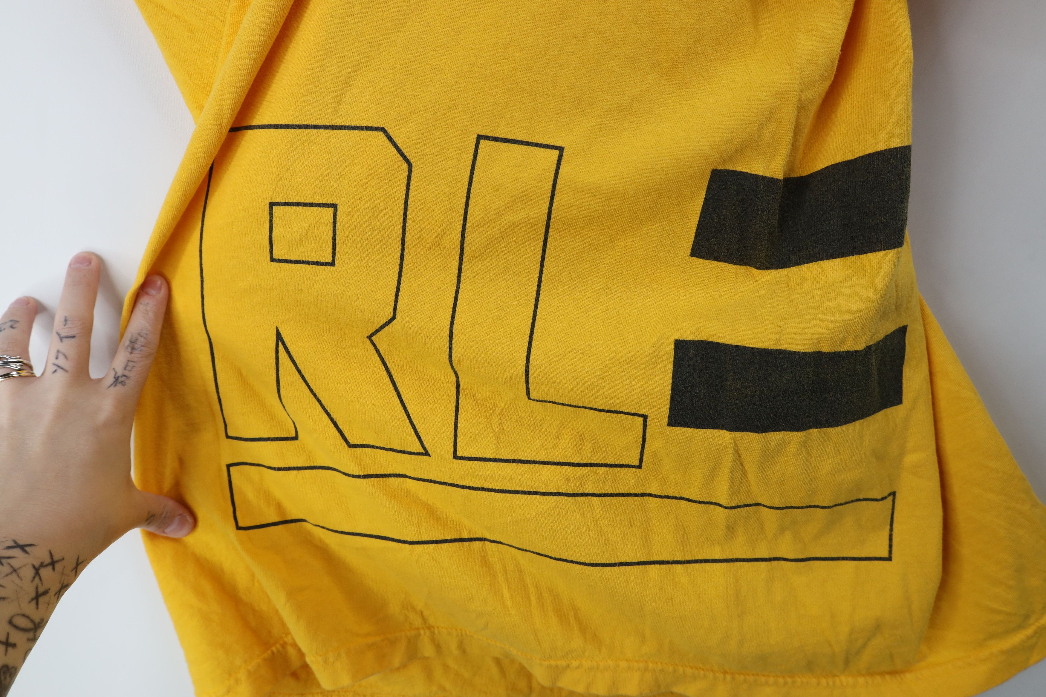 Ralph Lauren × Vintage Vintage 90s Ralph Lauren Spell Out Flag Short Sleeve T-Shirt Size US L / EU 52-54 / 3 - 11 Thumbnail