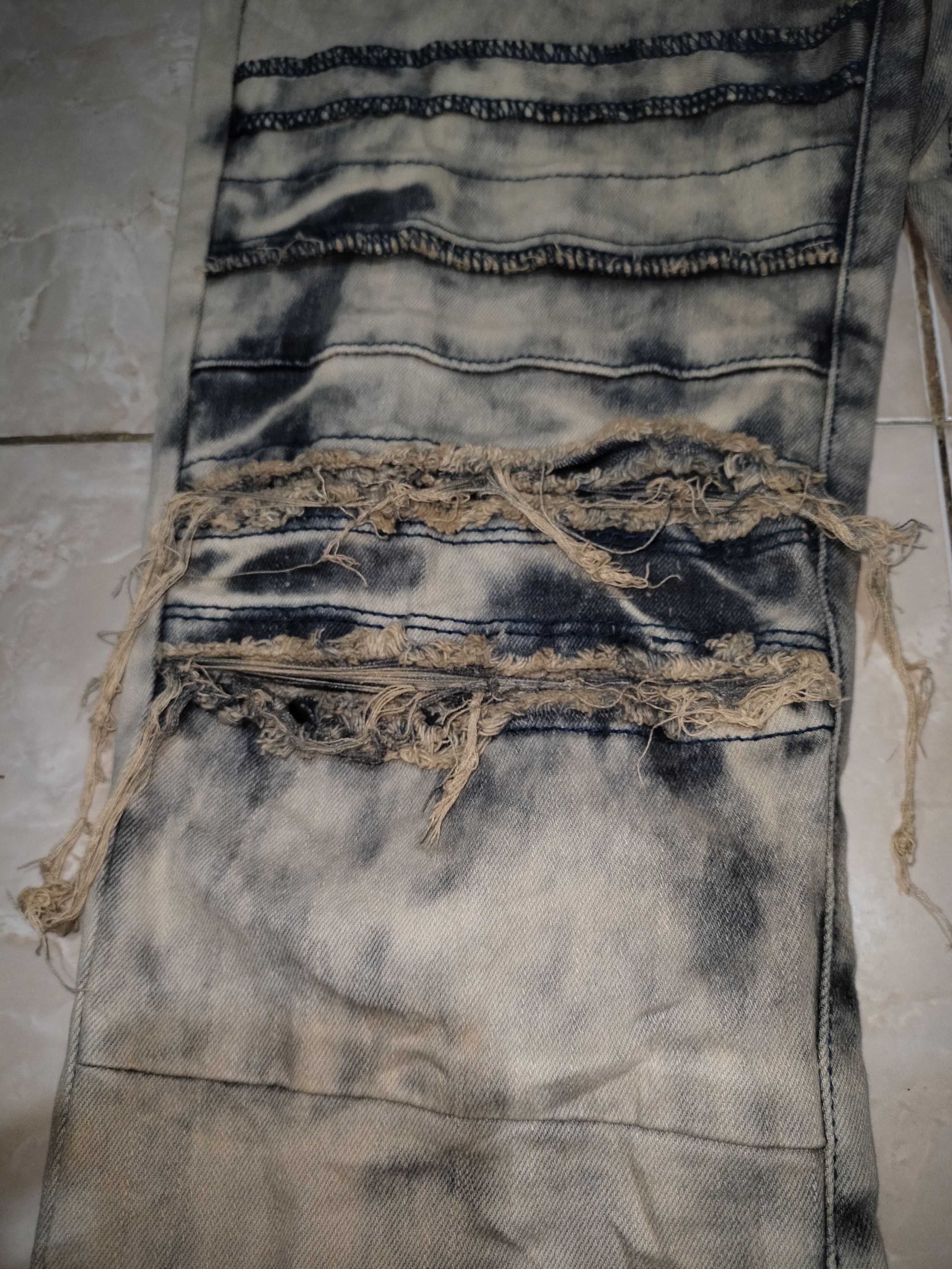 Beauty Beast × If Six Was Nine × Le Grande Bleu (L.G.B.) ILDF Washed ripped Punks Pants Size US 31 - 4 Thumbnail
