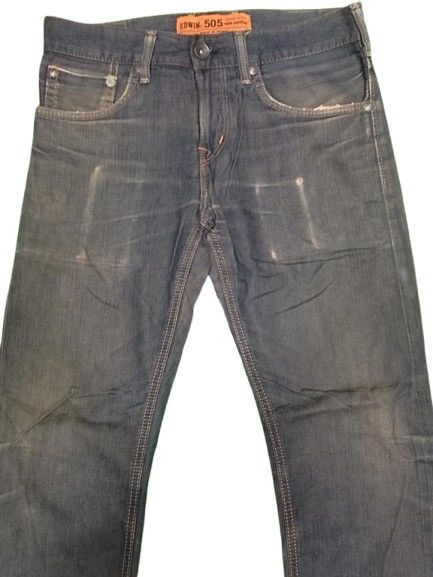 Edwin × Japanese Brand × Vintage VINTAGE EDWIN 505 SELVEDGE DENIM RARE Size US 33 - 2 Thumbnail