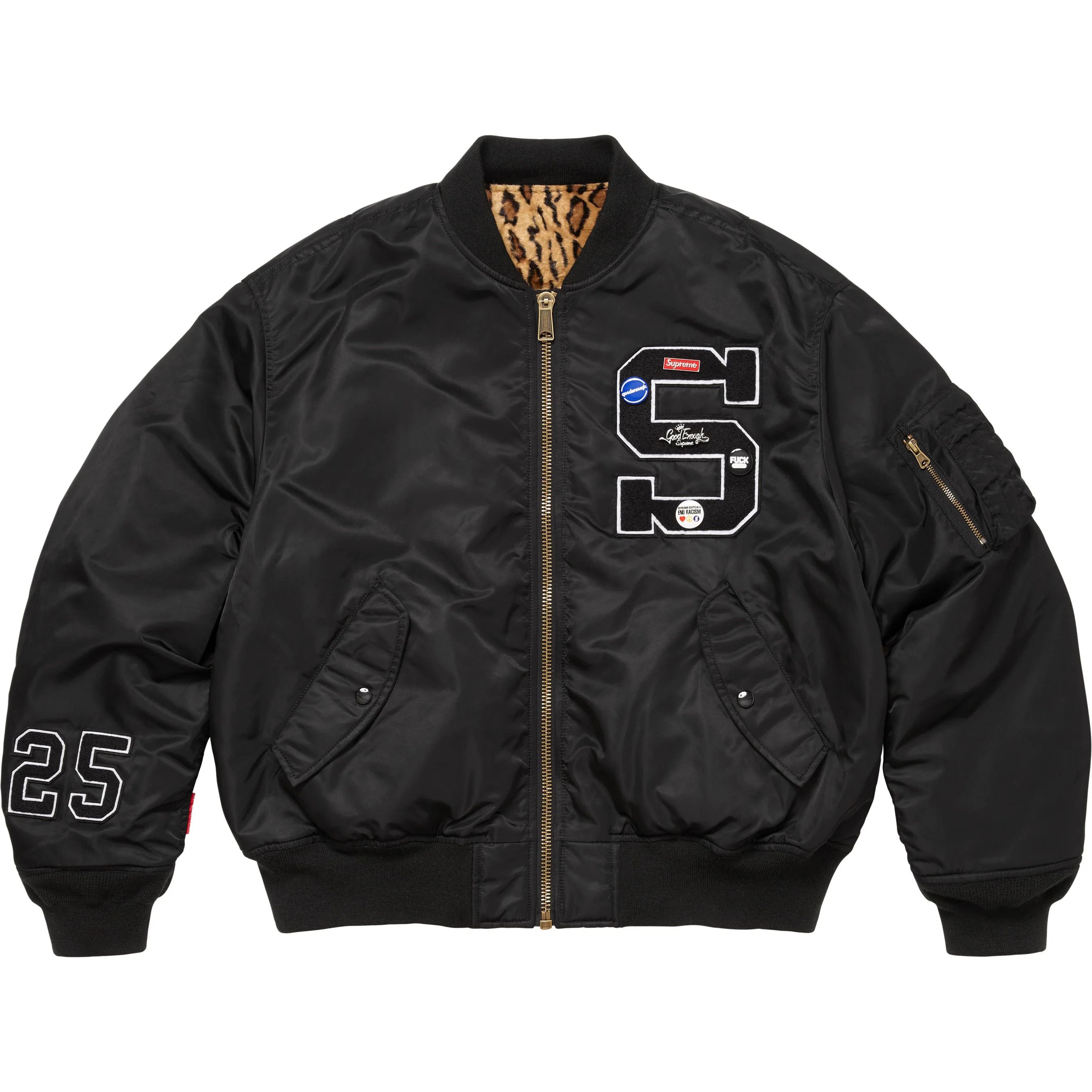 GOODENOUGH × Supreme Supreme GOODENOUGH Reversible MA-1 Jacket Size US L / EU 52-54 / 3 - 1 Thumbnail