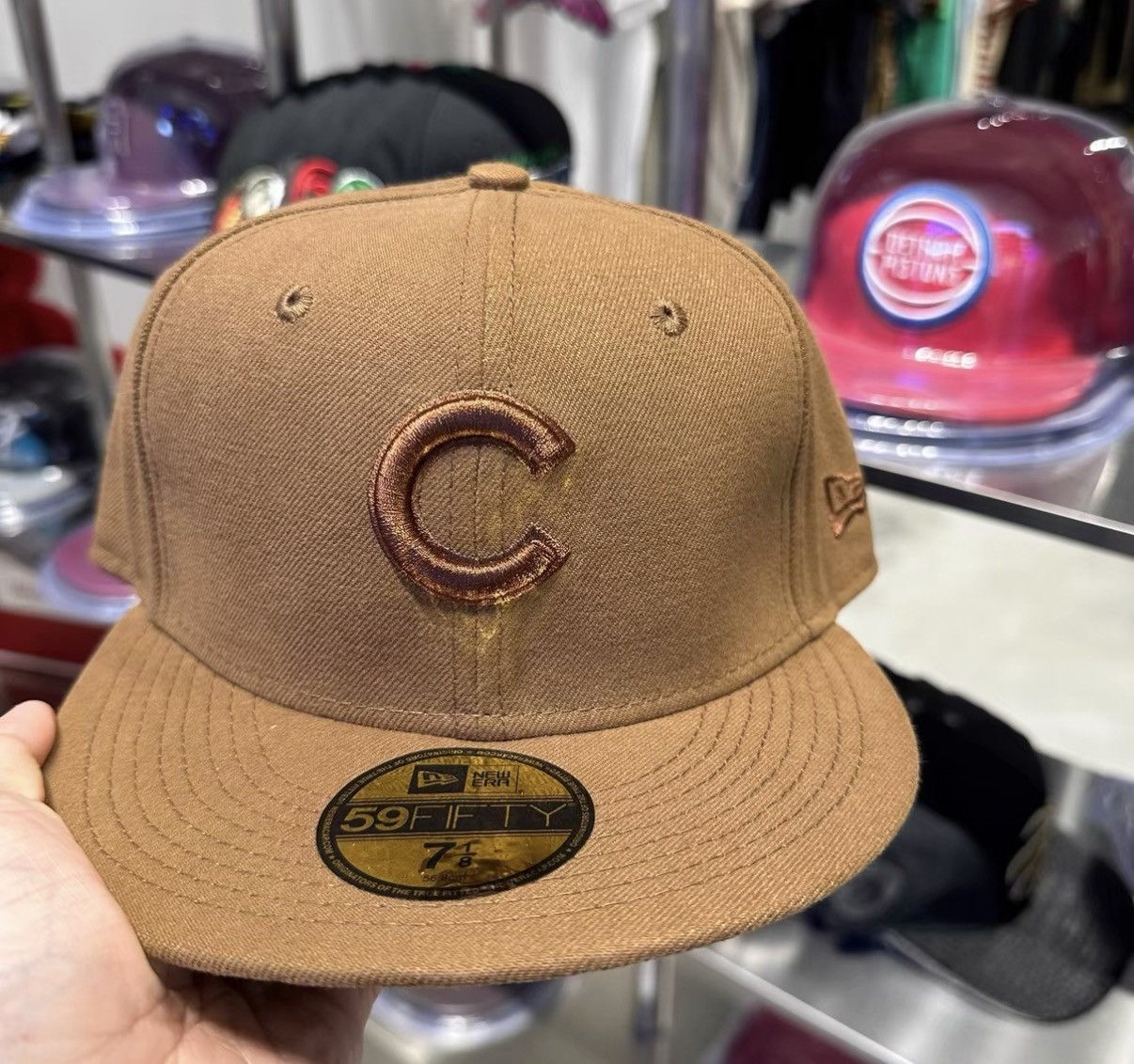 New Era New Era MLB Chicago Cubs Flat Brim Baseball Cap J32 Size ONE SIZE - 1 Thumbnail