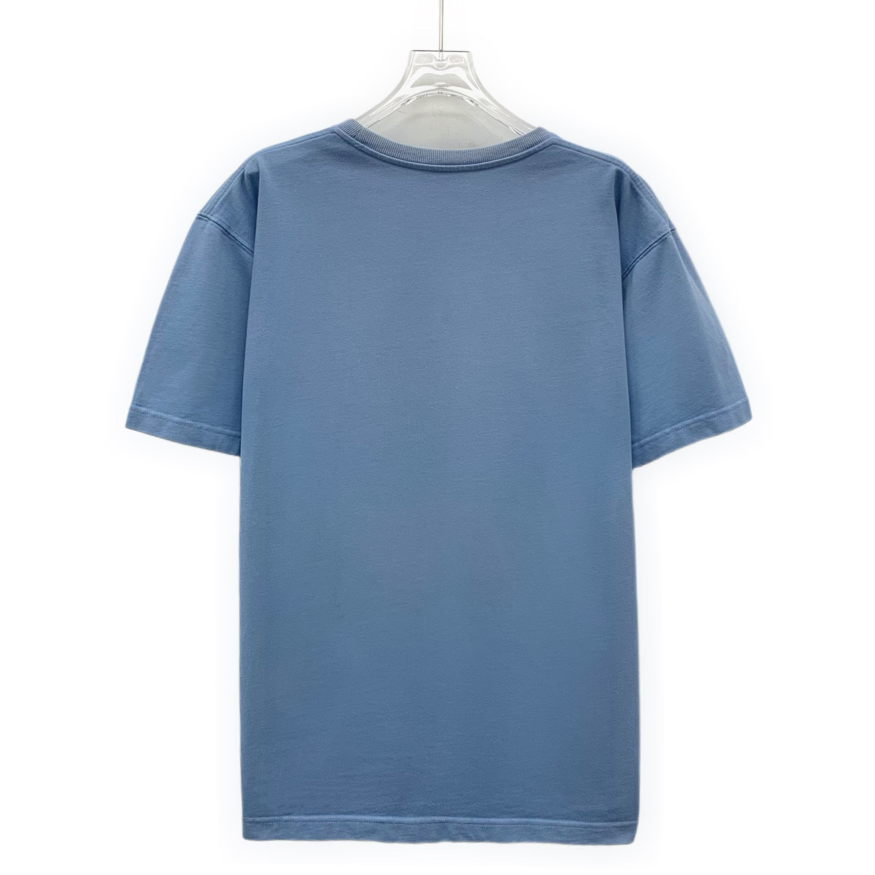 Dior Dior CD Logo Embroidered T-Shirt Blue (L) Size US L / EU 52-54 / 3 - 2 Thumbnail