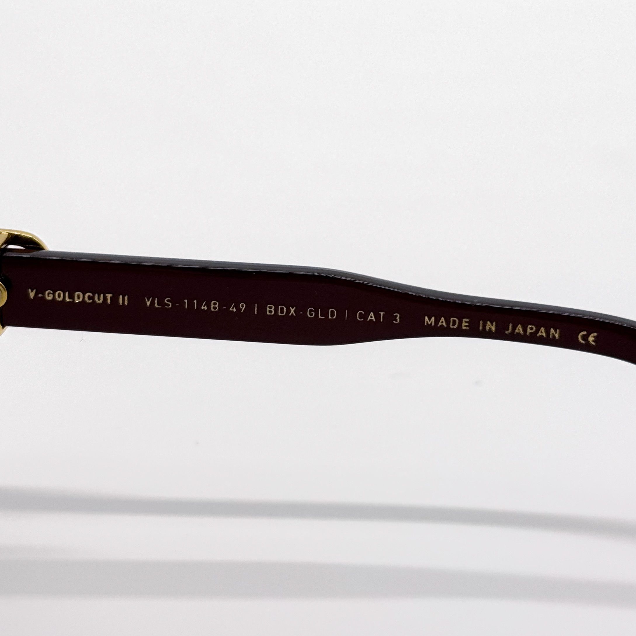 Valentino NEW VALENTINO V-GOLDCUT VLS-114B BORDEAUX CAT EYE SUNGLASSES Size ONE SIZE - 13 Thumbnail
